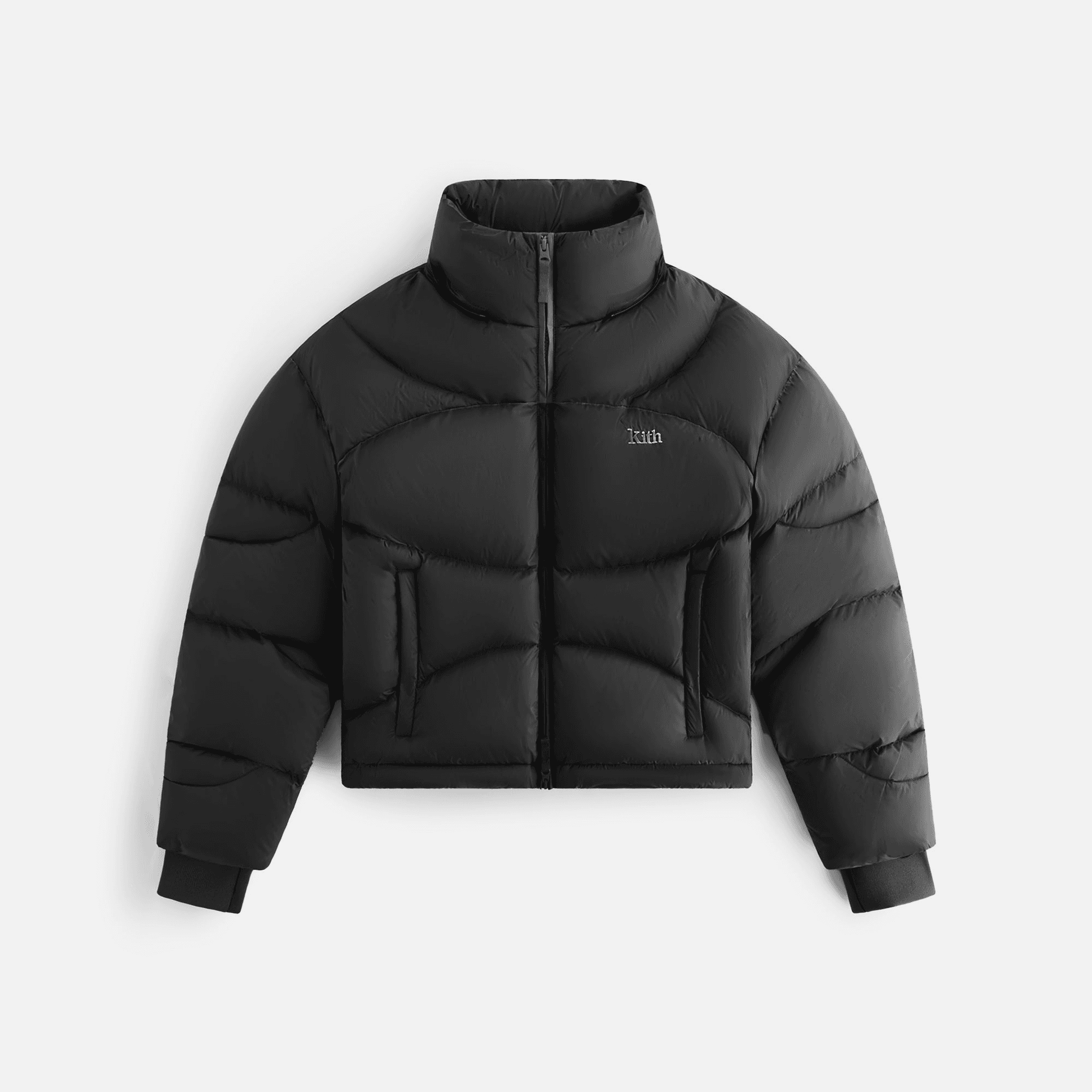 Kith Women Corey Hooded Nylon Puffer - Black — Image 13