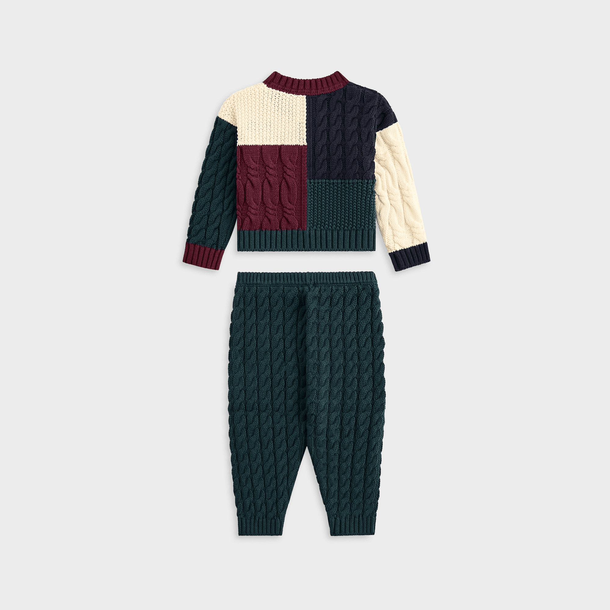 Kith Baby Color-Block Cardigan Sweater Set - Stadium — Image 5