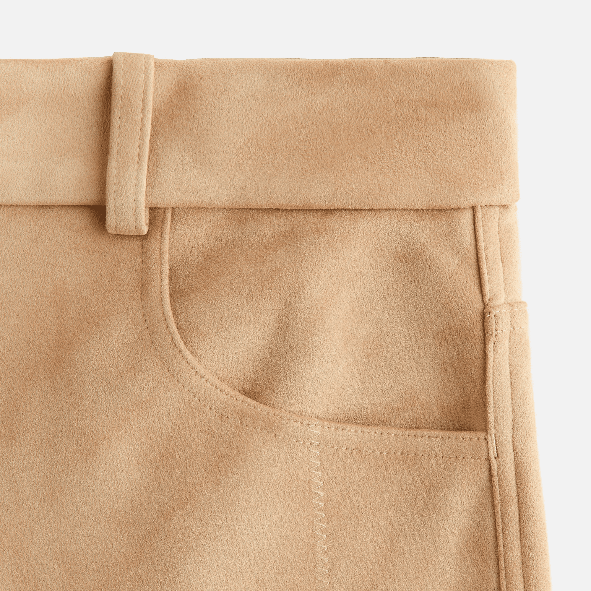 Kith Women Miren Microsuede Five Pocket Pant - Birch — Image 2