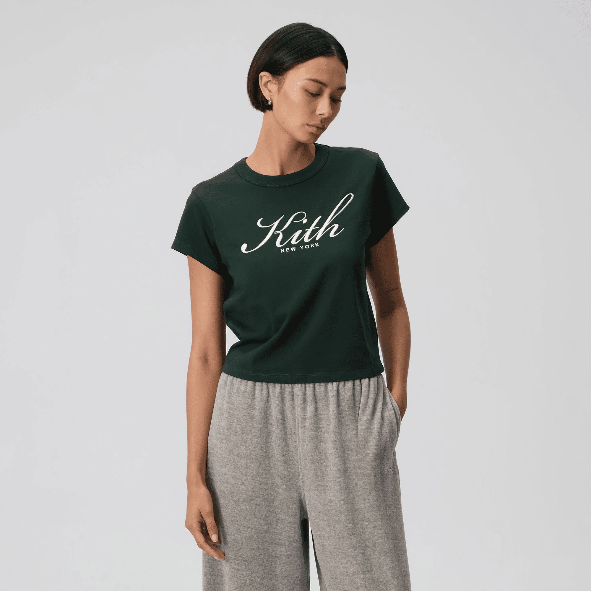 Kith Women Mulberry Script Vintage New York Tee - Stadium — Image 4