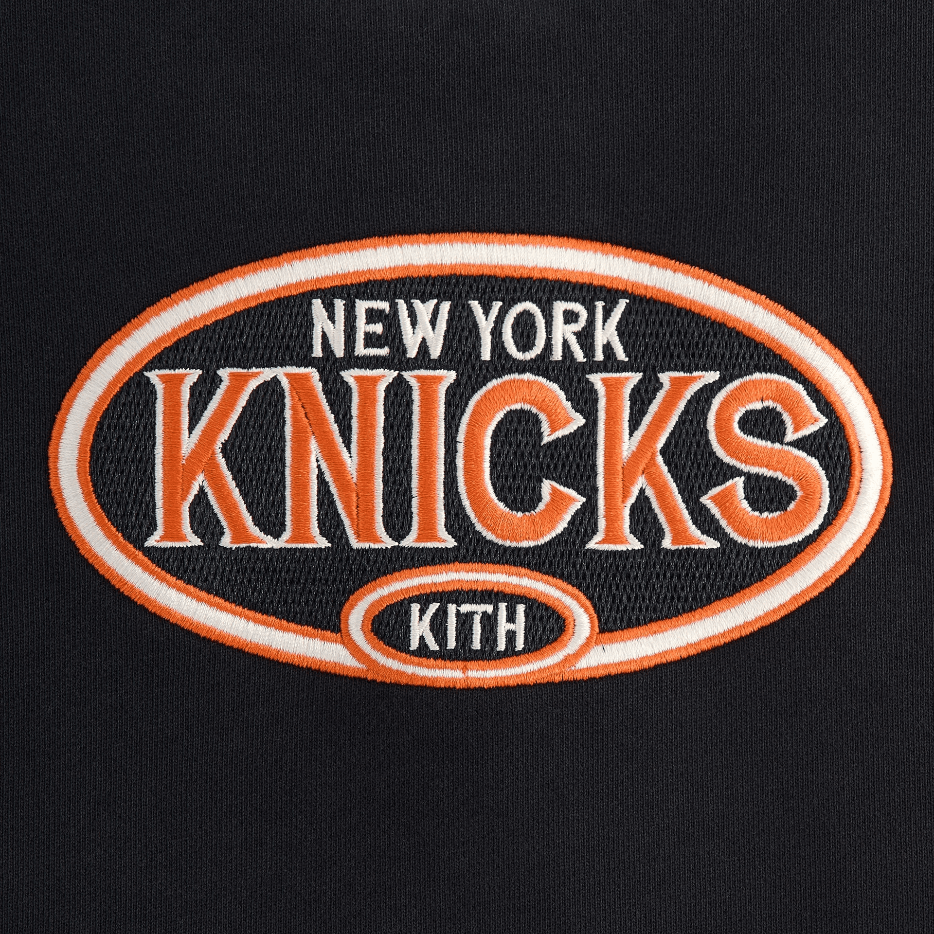 Kith Kids for the New York Knicks Raglan Nelson Crewneck - Black — Image 2