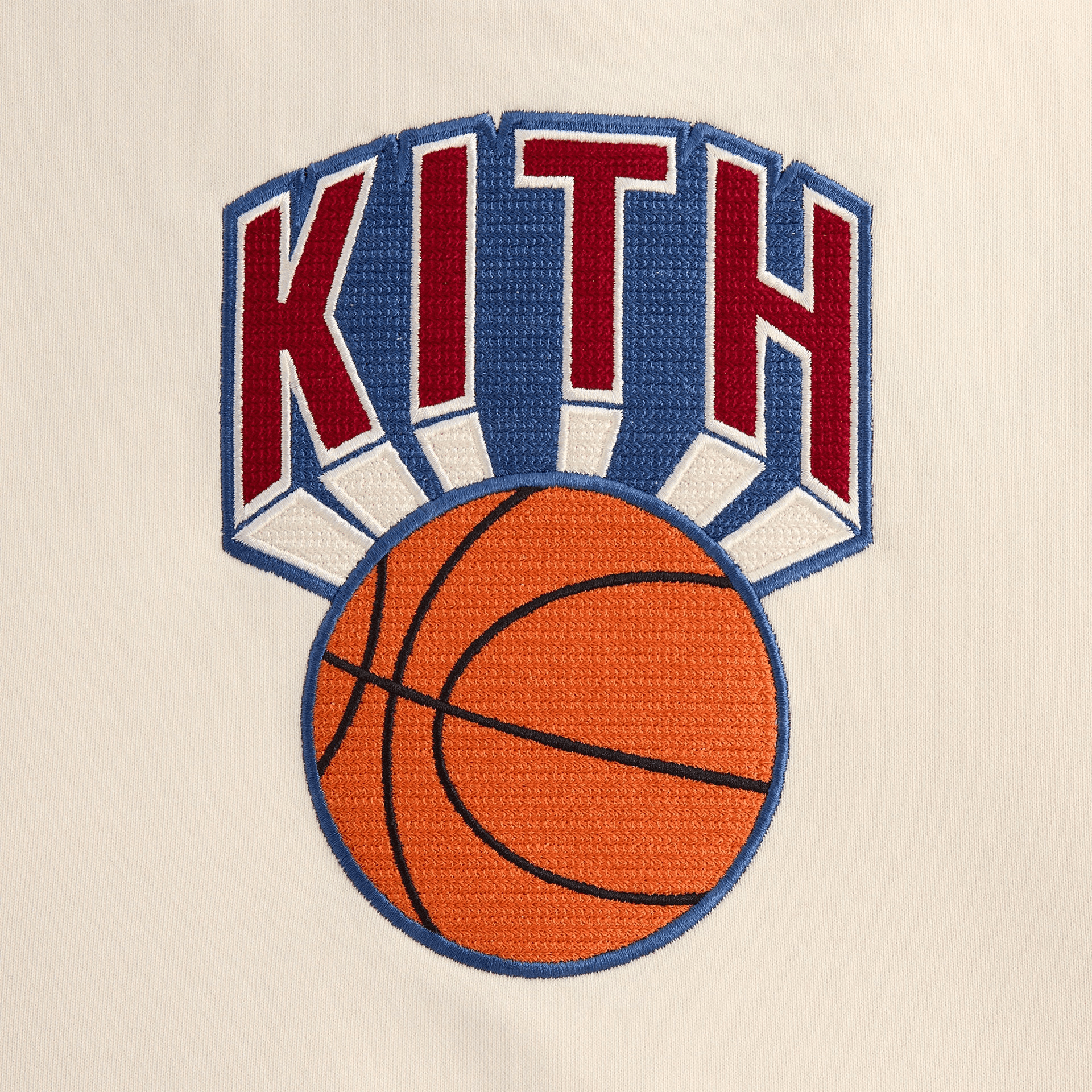 Kith Kids for the New York Knicks Nelson Crewneck - Sandrift — Image 2