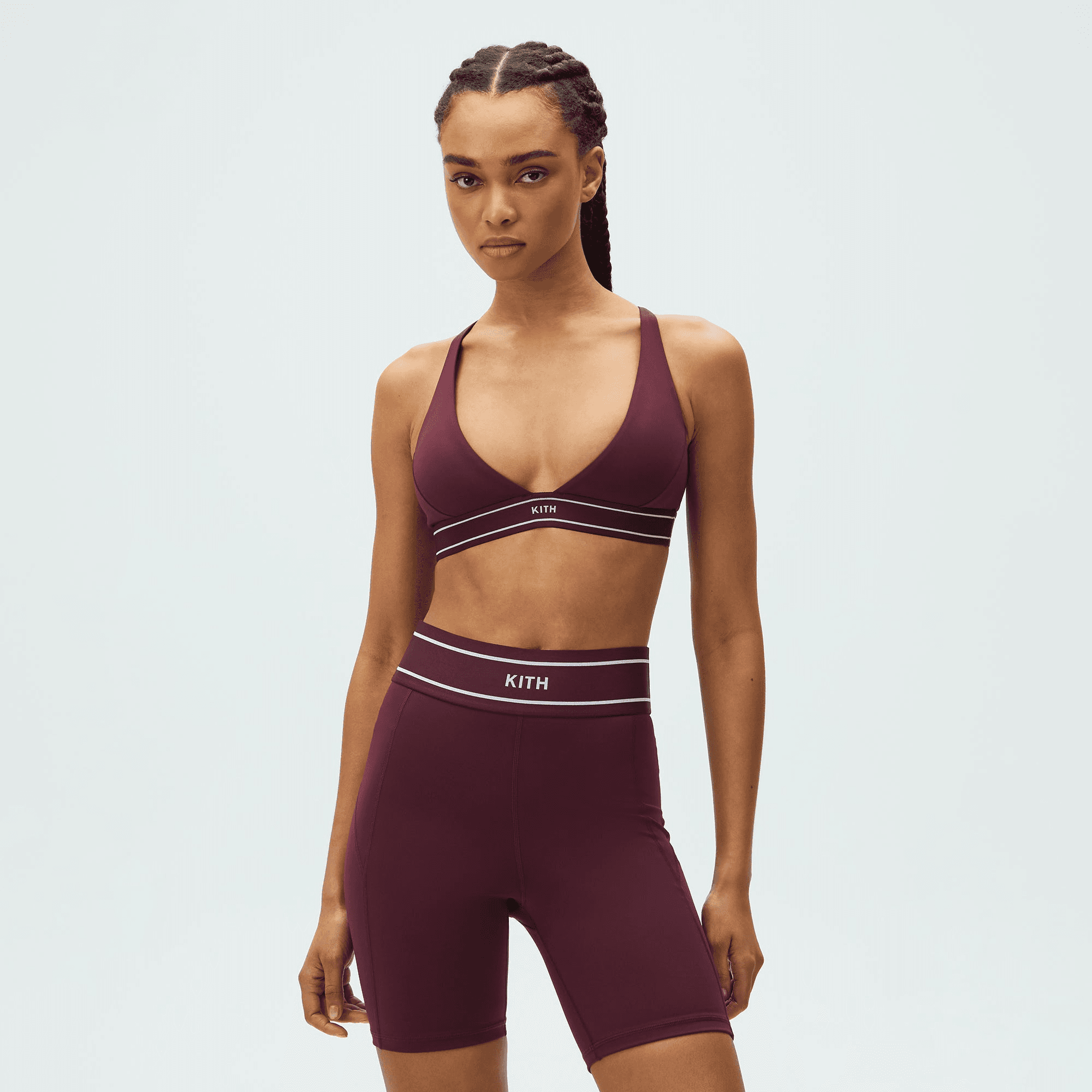 Kith Women Cay Plunge Active Bra - Essence — Image 4
