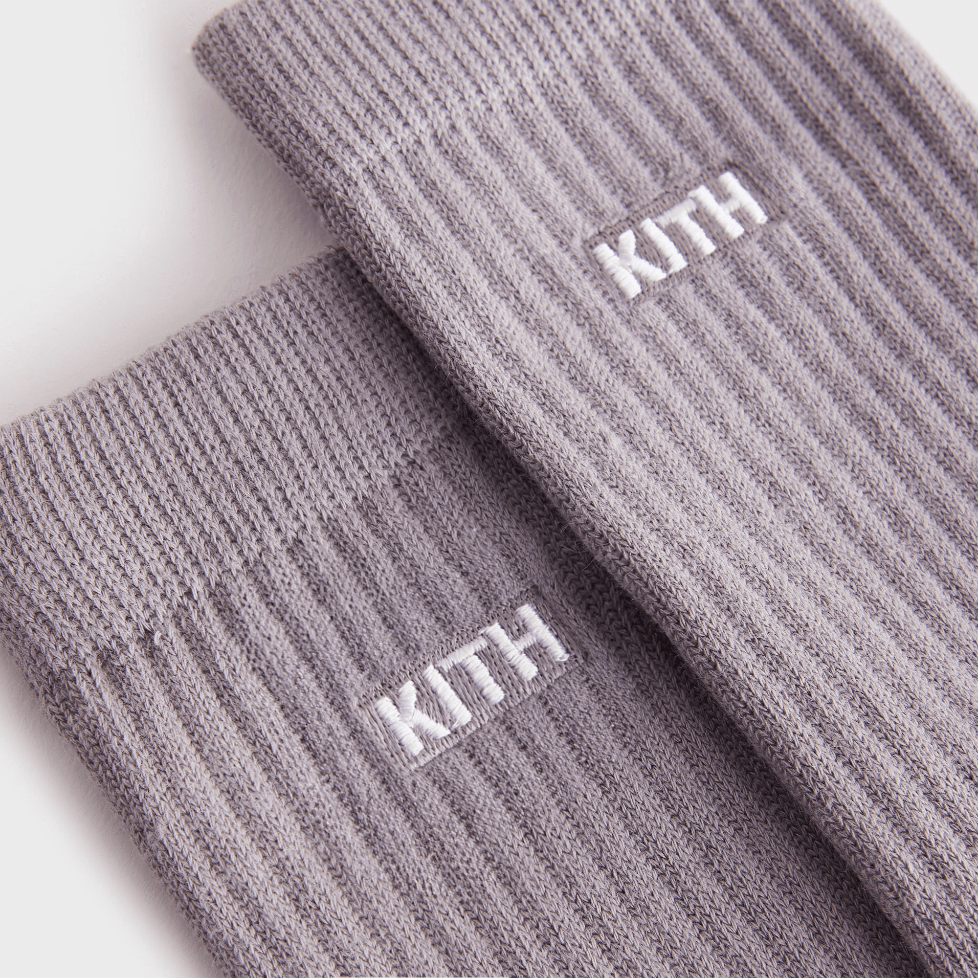 Kith Kids Classic Crew Socks - Argon — Image 2