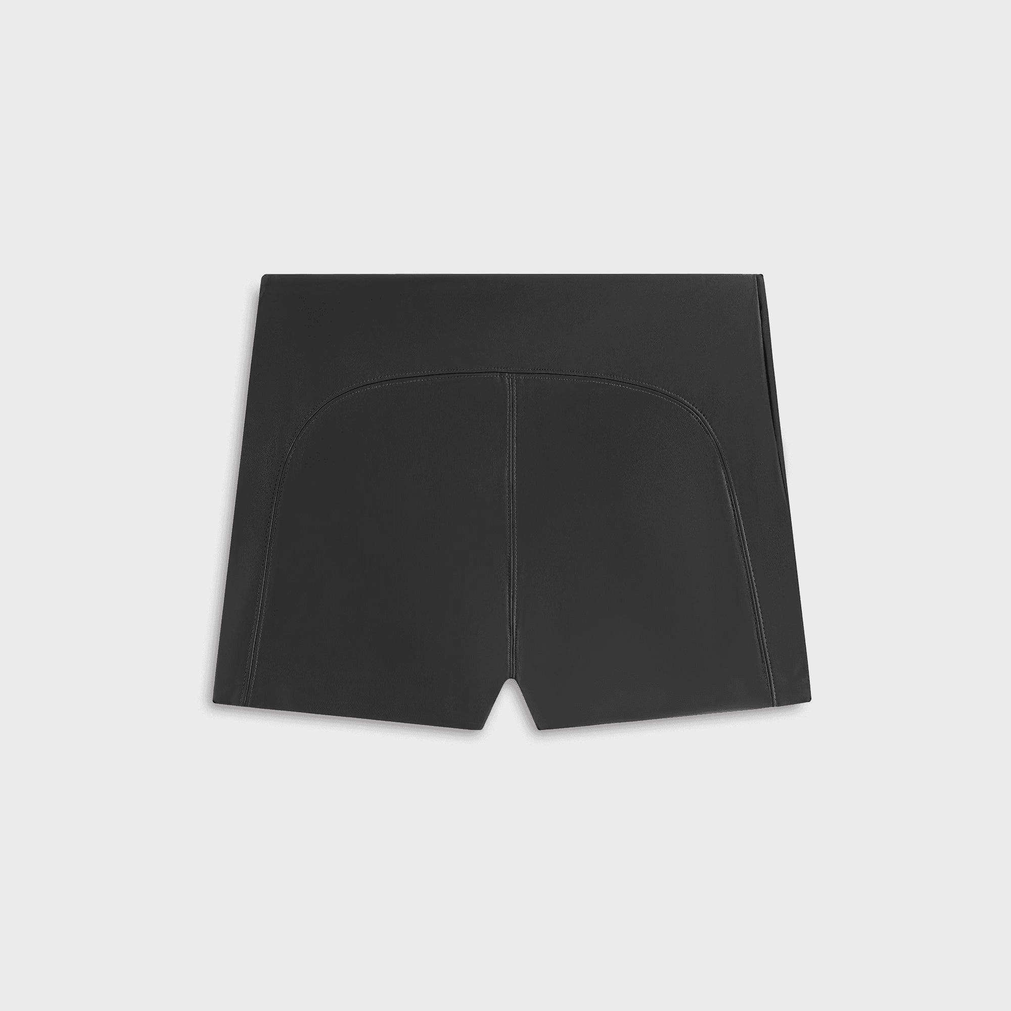 Kith Women Somi Faux Leather Hot Short - Black — Image 5