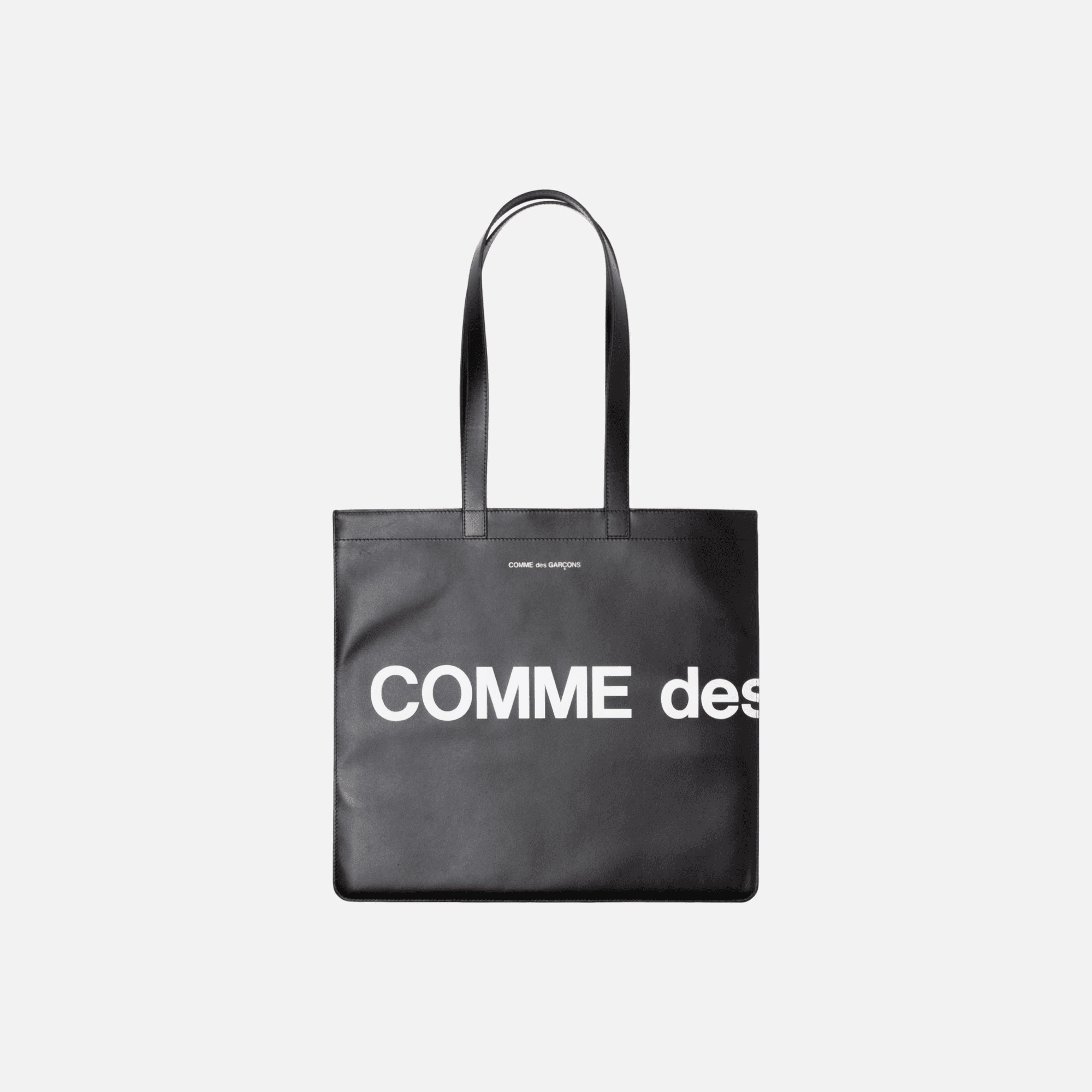 CDG Pocket Huge Logo Tote - Black