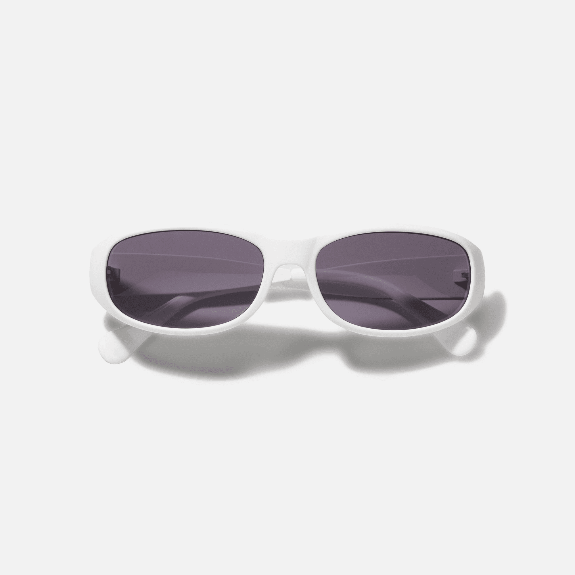 Calvin Klein x Heron Preston Bio Based Wraparound Sunglasses - Chalk / Silver