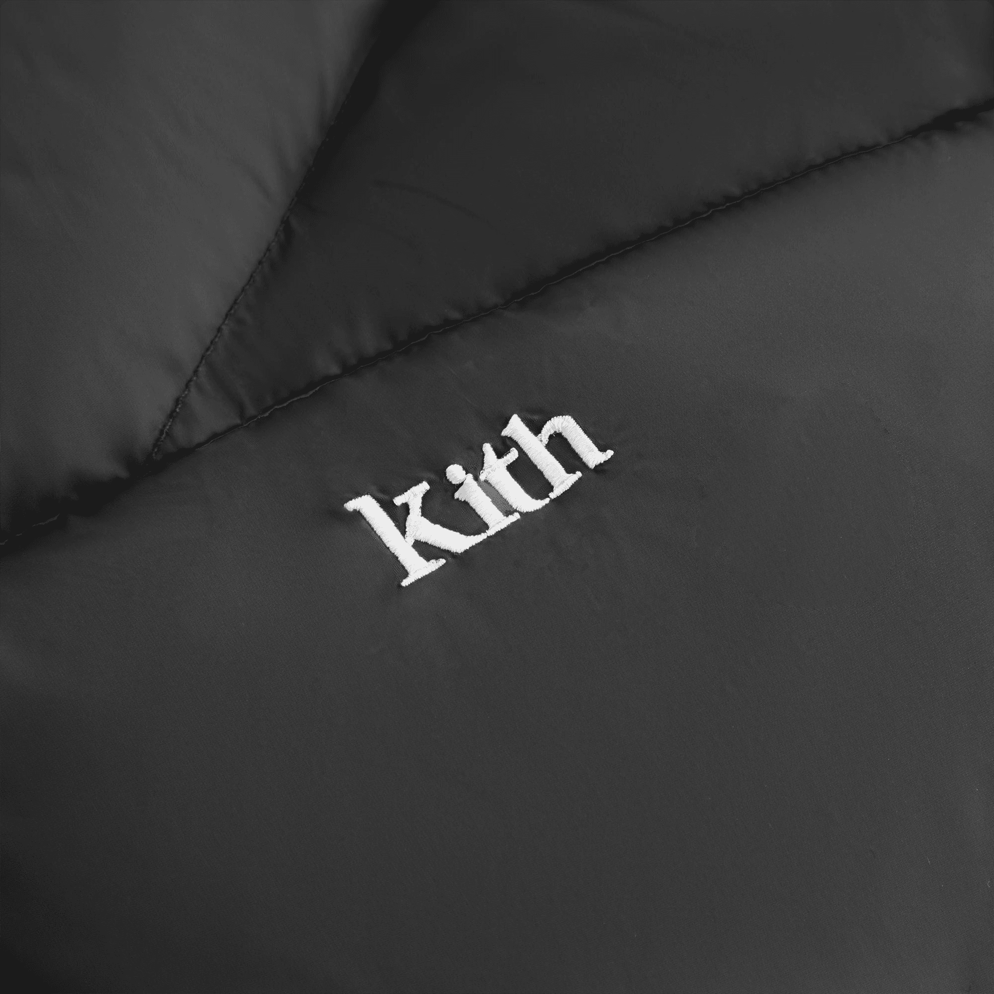 Kith Women Corey Hooded Nylon Puffer - Black — Image 4
