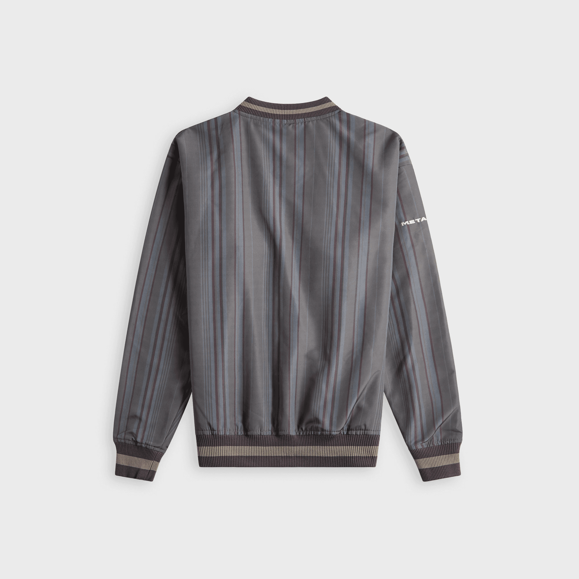 Metalwood Lined V-Neck Pullover Windbreaker - Multicolor — Image 3