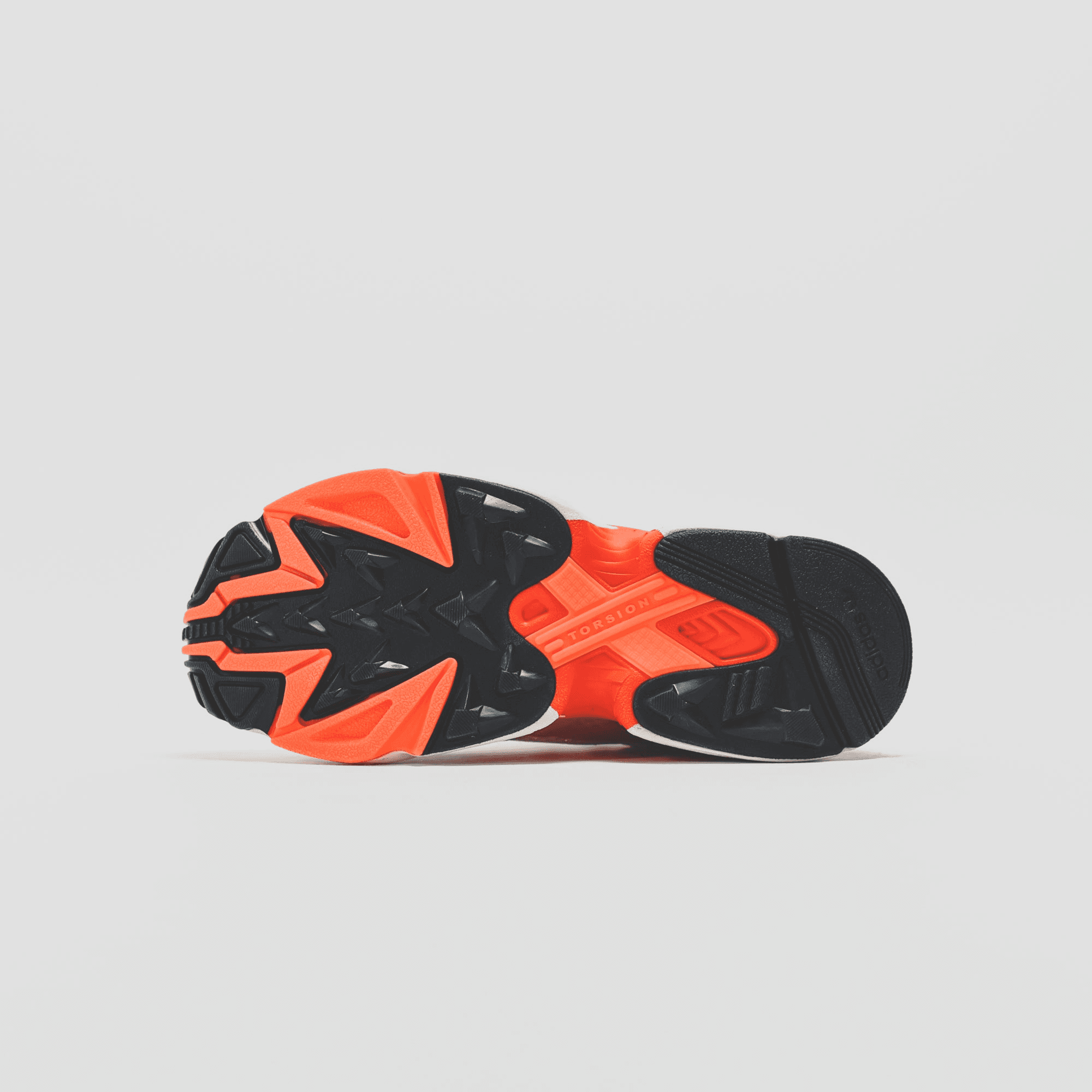 adidas Consortium x Fiorucci WMNS Falcon - Off White / Red / Neon Solar Orange — Image 6