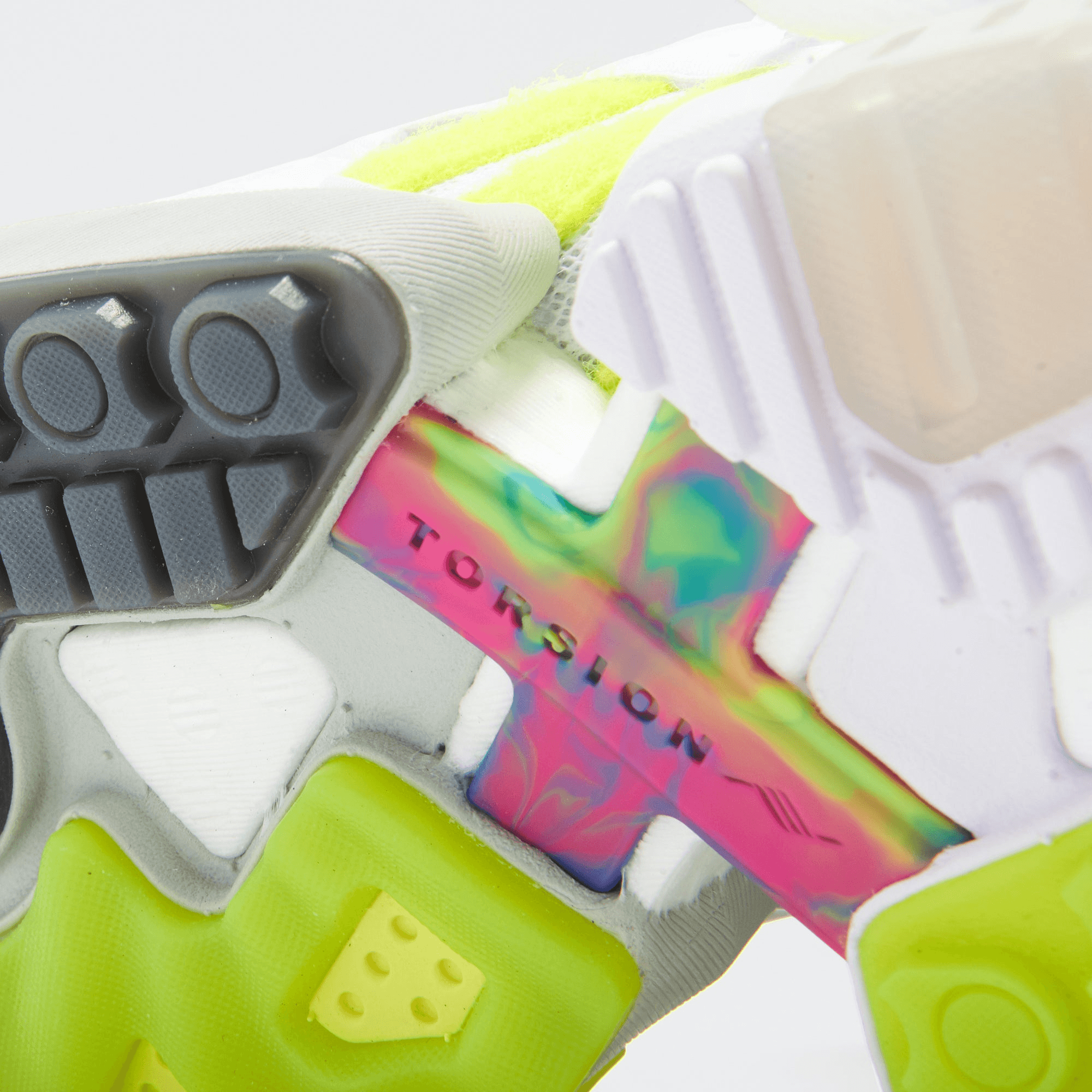 adidas Consortium x Footpatrol ZX Torsion - White / Solar Yellow / Ash Grey — Image 3