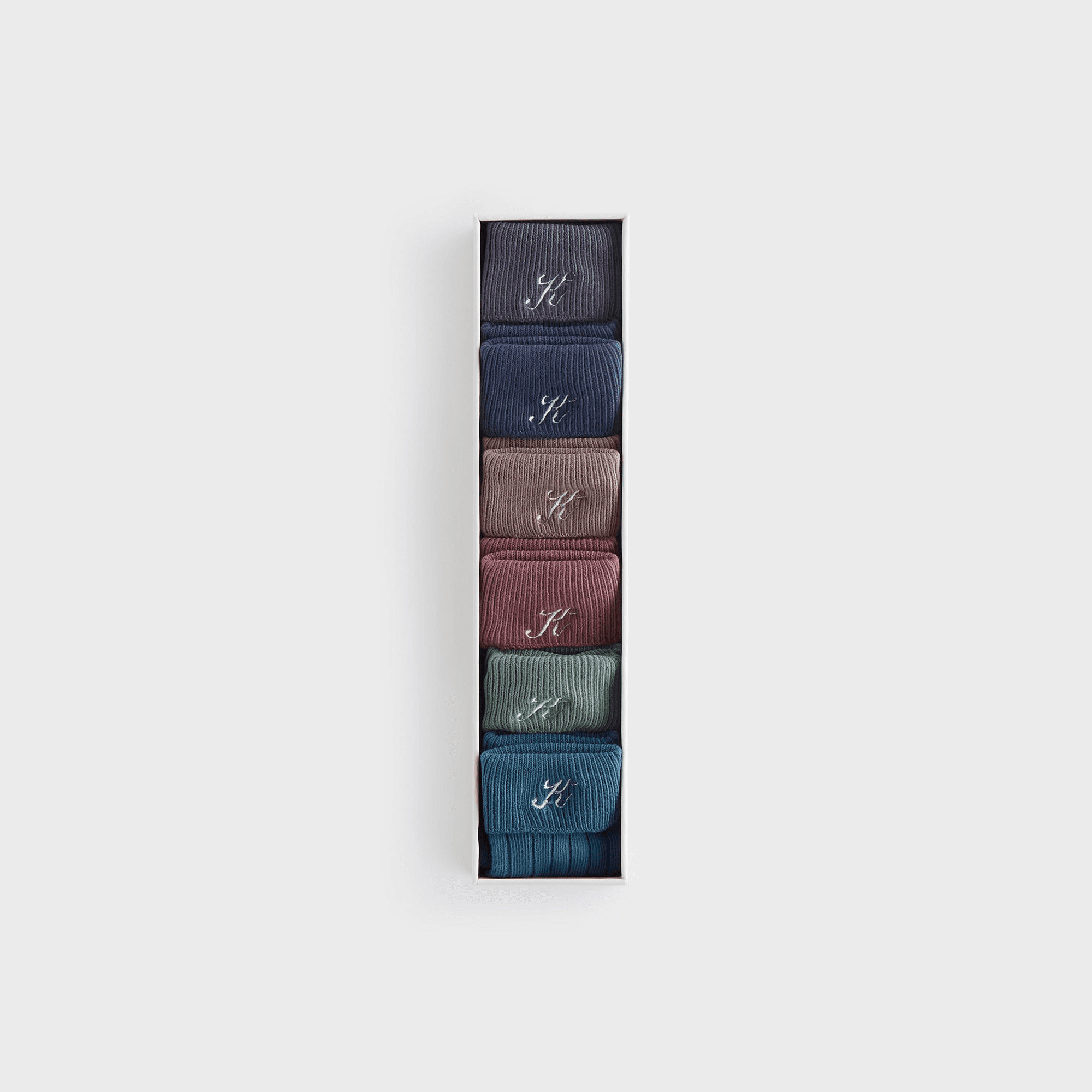 Kith Baby Palette 6-Pack Socks - Battleship — Image 3