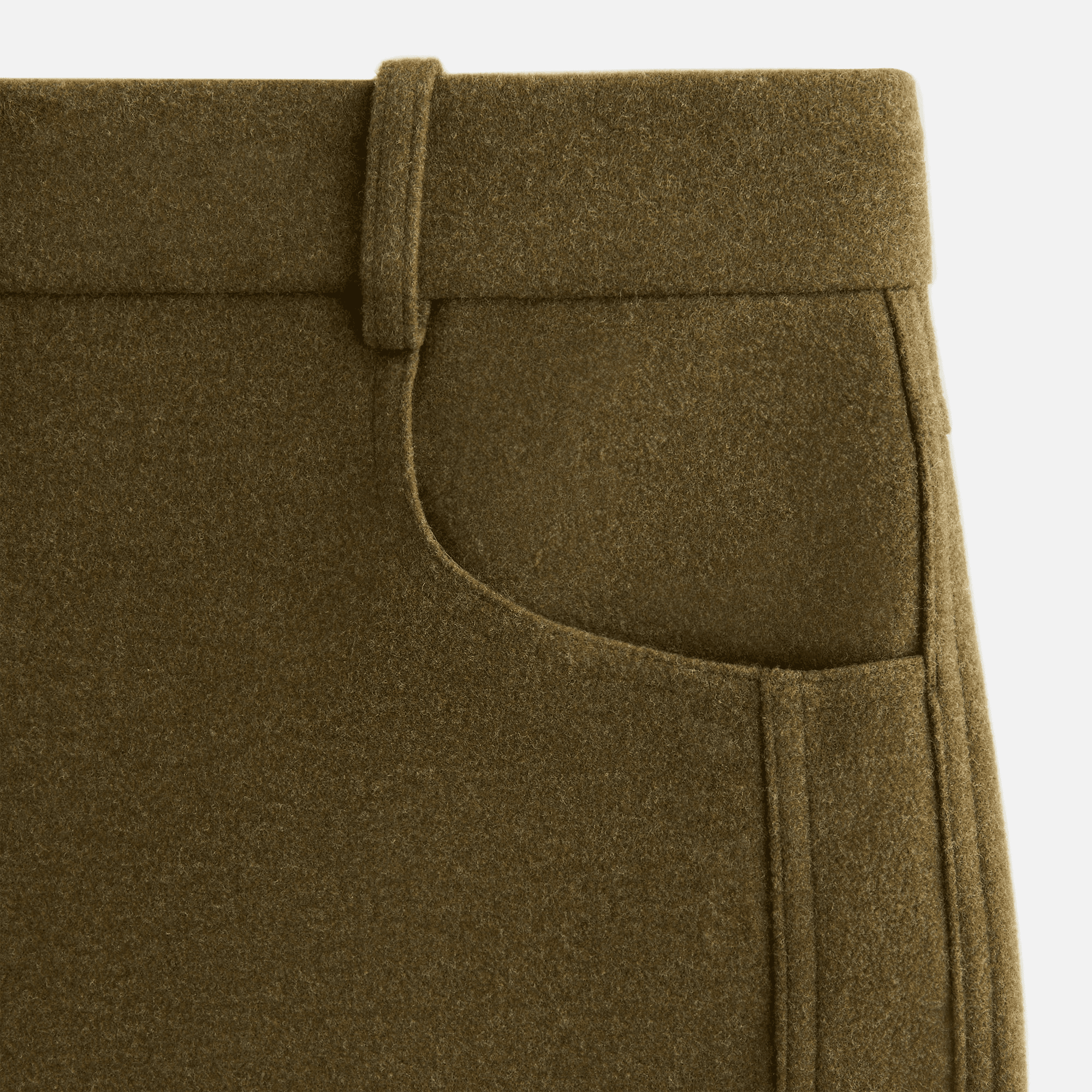 Kith Women Miren II Melton Pant - Capital — Image 3