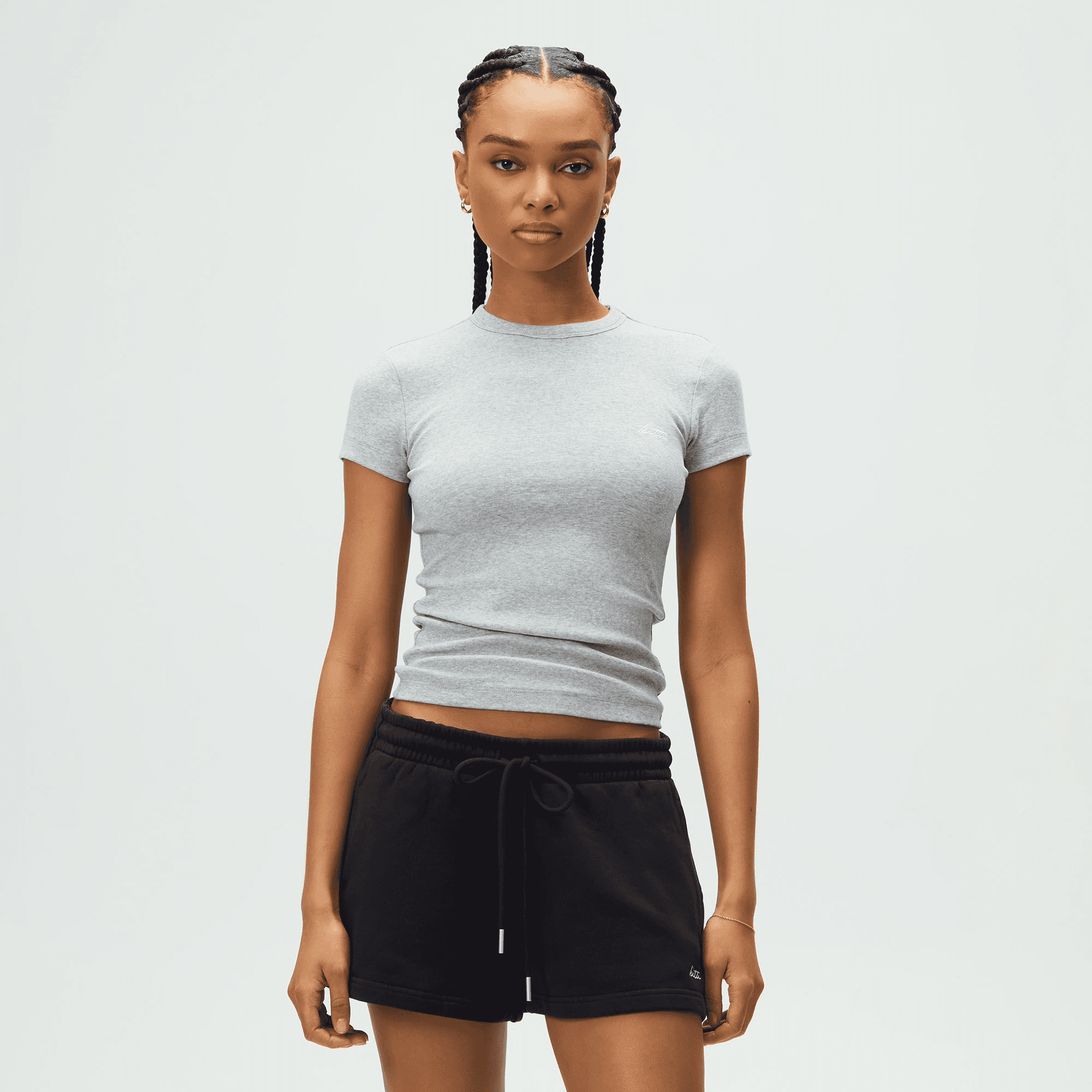 Kith Women Mulberry IV Tee - Cool Heather Grey — Image 5