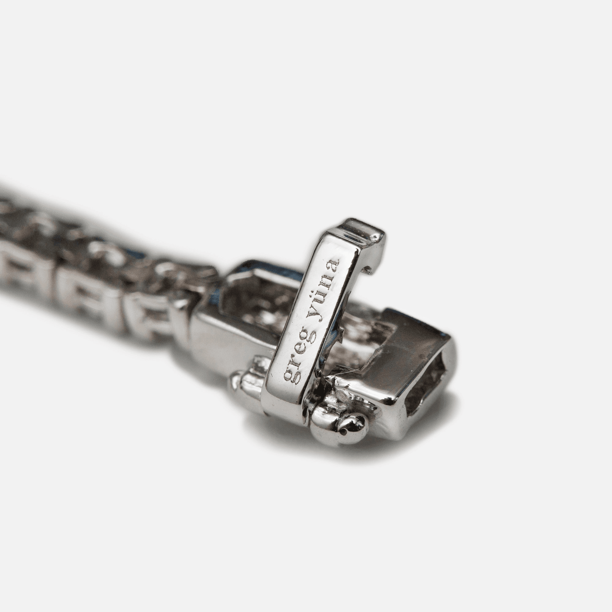 Greg Yuna 5 Pointer Tennis Bracelet - White Gold — Image 3