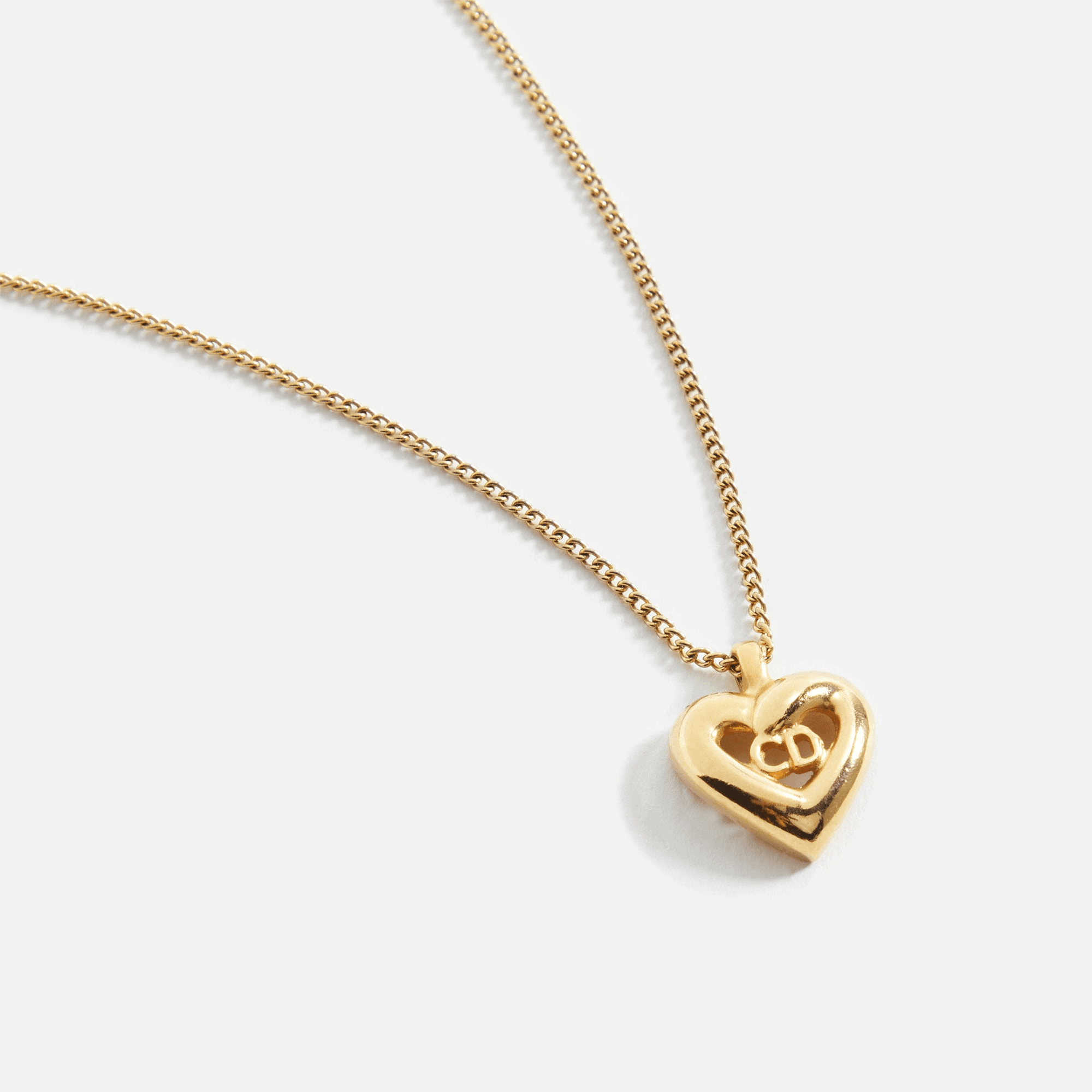 WGACA Cior CD in Heart Necklace - Gold — Image 2
