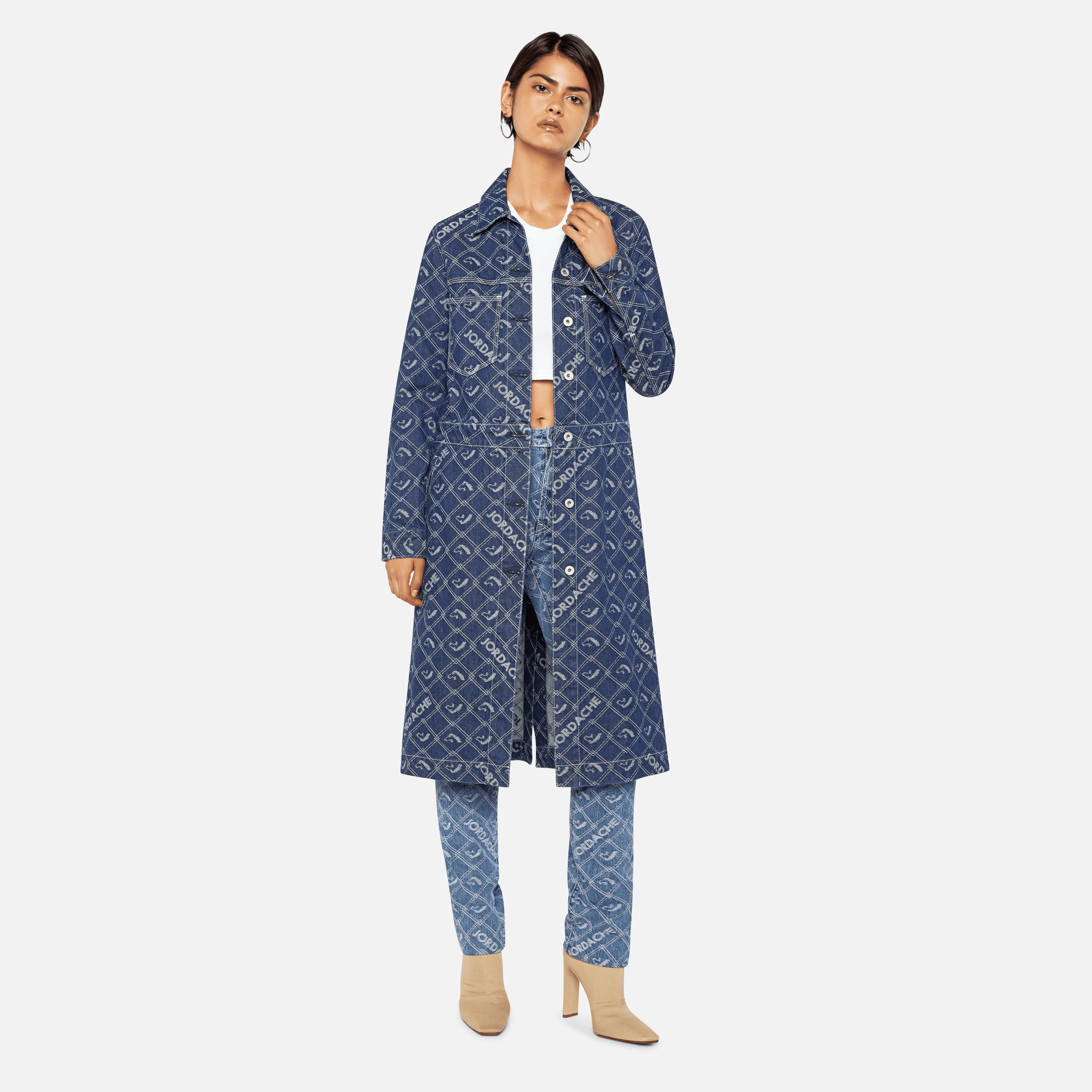 Jordache Duster Jacket - Medium Stone - Image 1