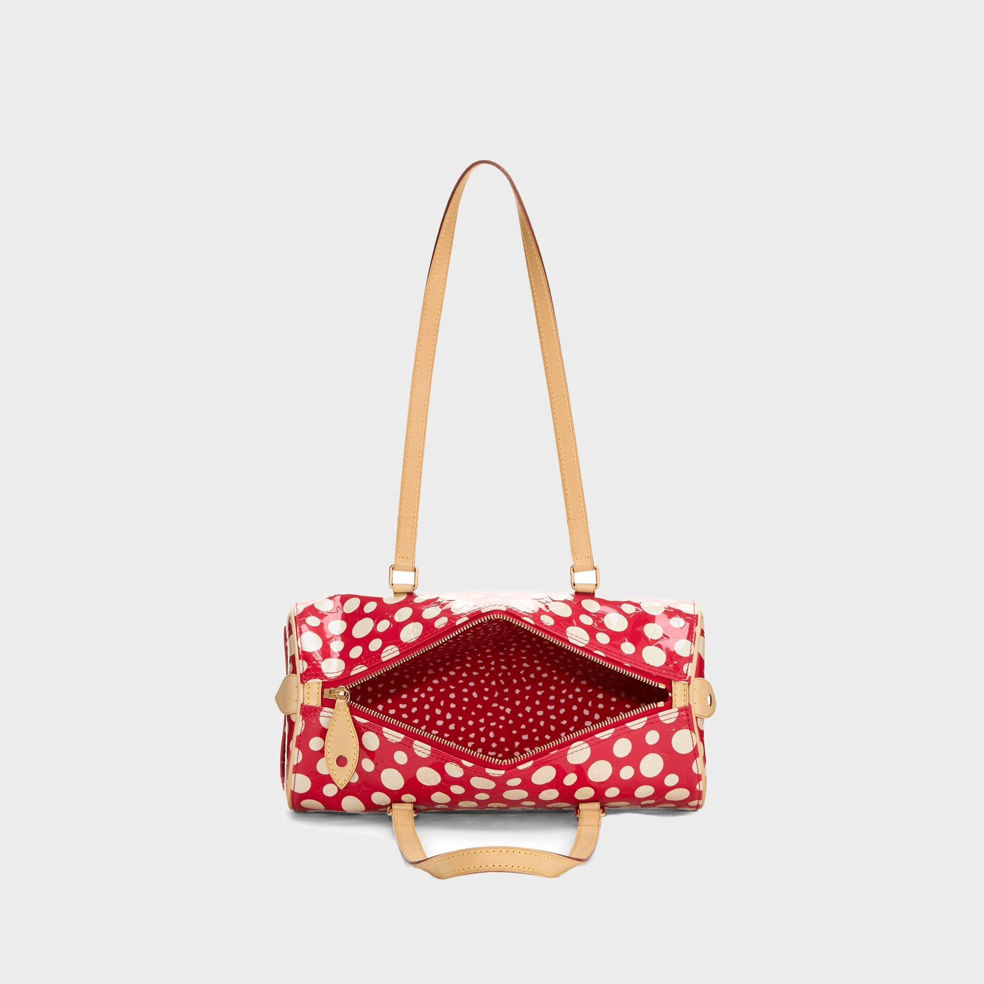 WGACA Louis Vuitton x Yayoi Kusama Red Monogram Dots Infinity Papillon 30 - Red — Image 4