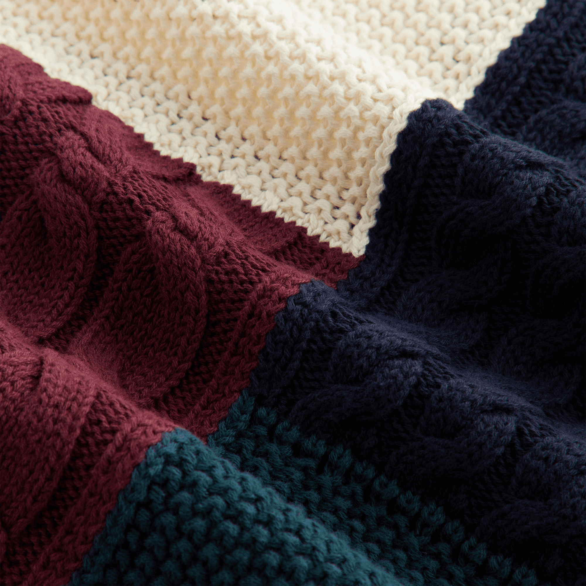 Kith Kids Color-Block Wyona Full Zip Sweater - Stadium — Image 3