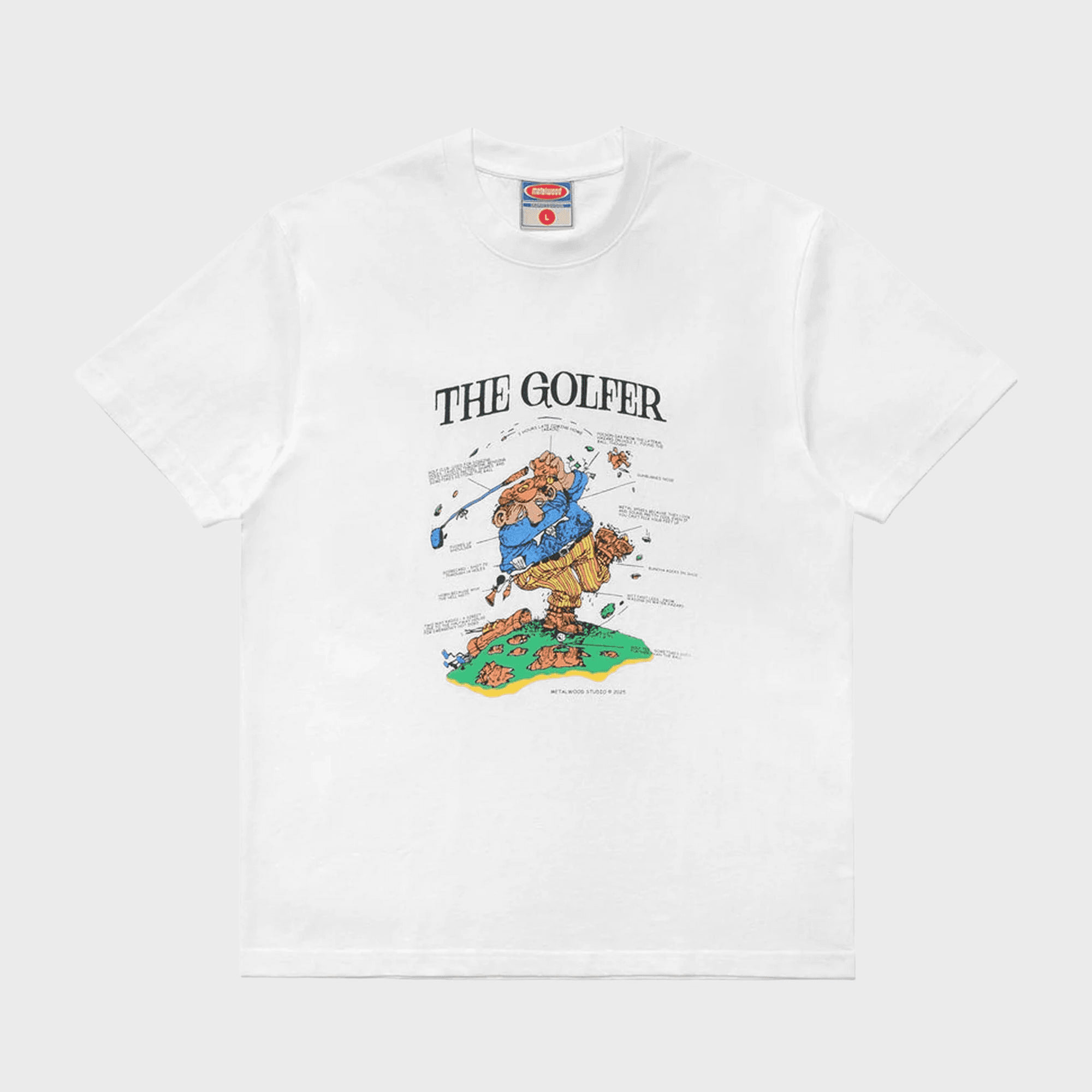 Metalwood Excuses Tee - White - Image 1
