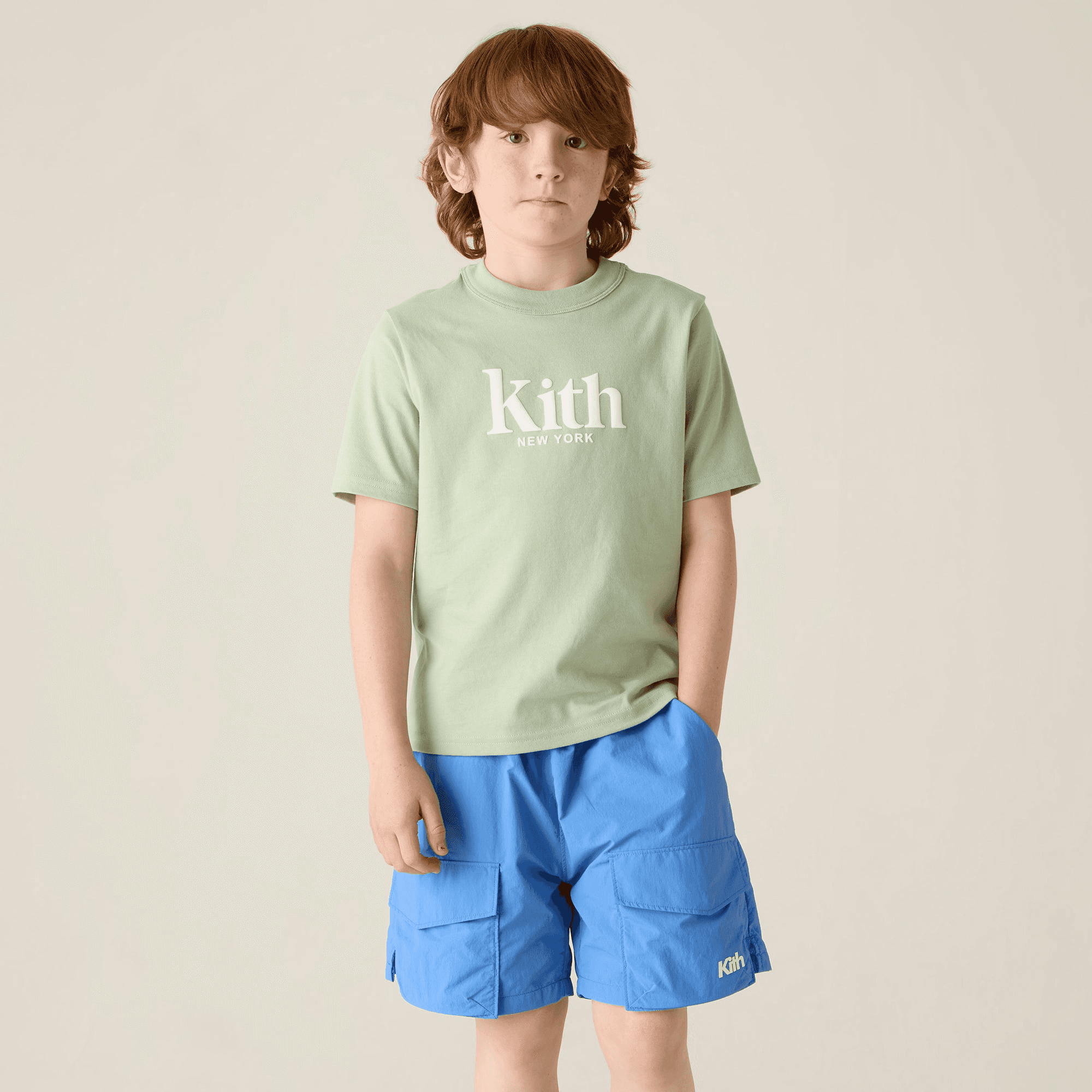 Kith Kids Classic Mott Tee - Tranquility — Image 4