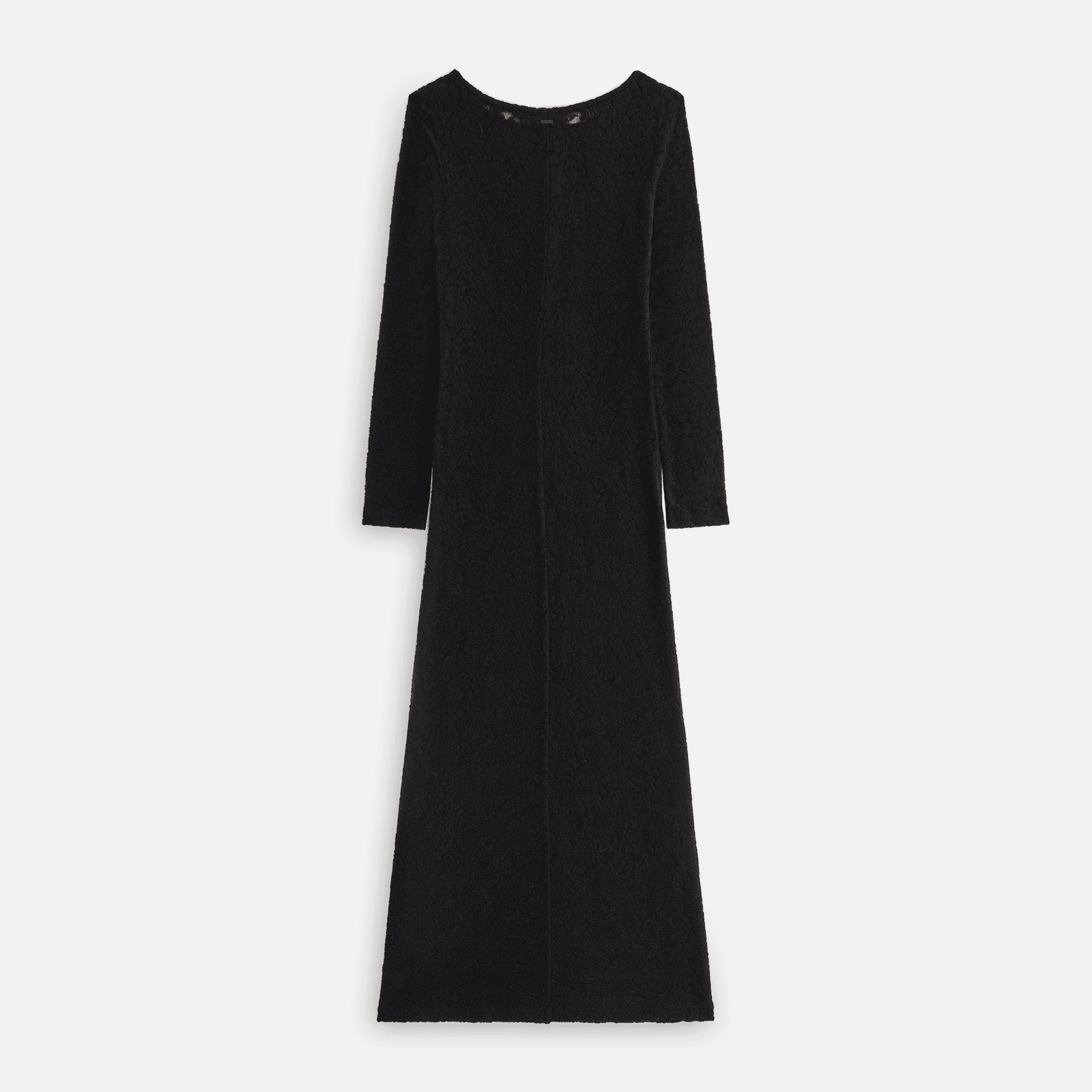 Kith Women Bailey Plush Lace Maxi Dress - Black — Image 4