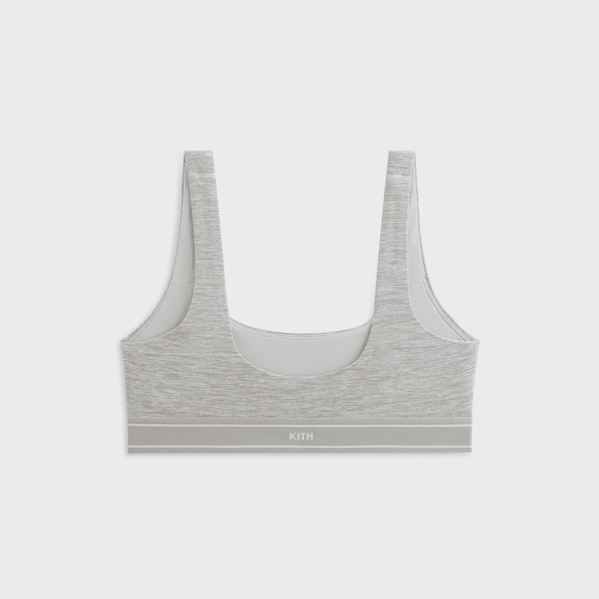 Kith Women Elle U-Neck Active Bra - Cool Heather Grey — Image 4