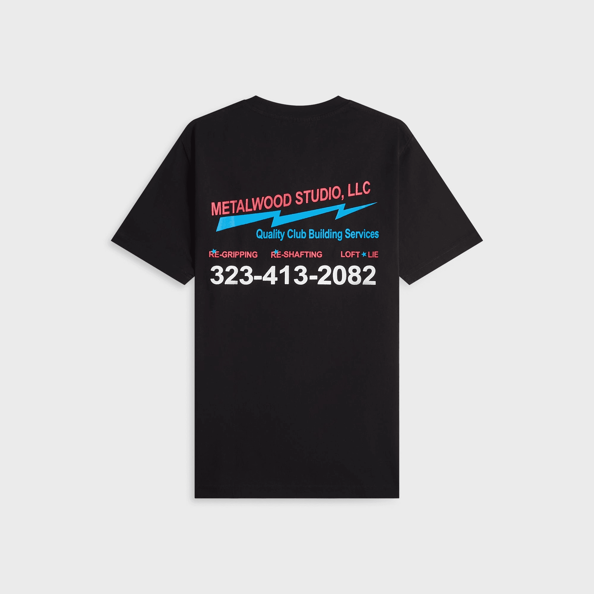 Metalwood Club Building Tee - Black — Image 3