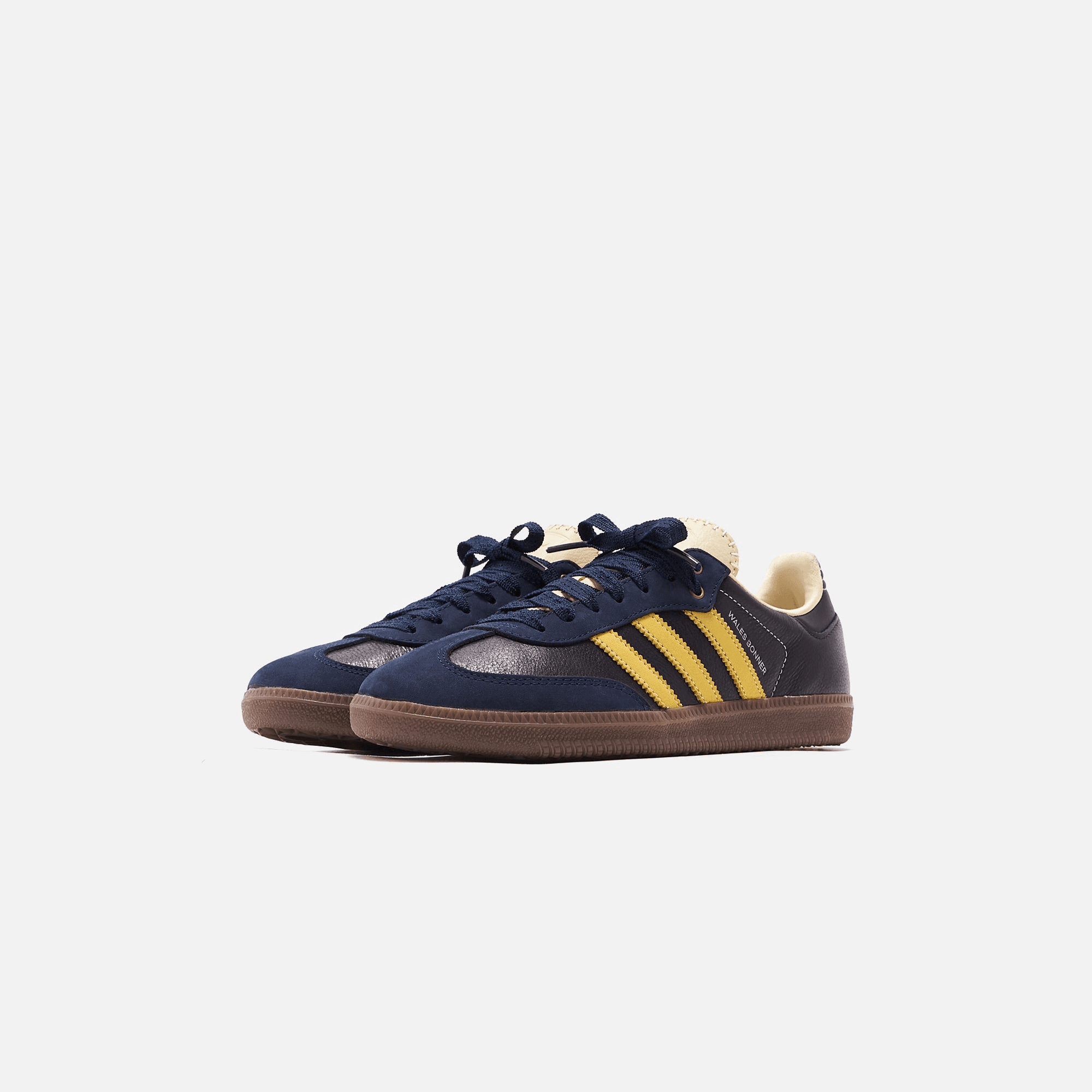 adidas Consortium Wales Bonner Samba - Collegiate Navy / Cream White / Yellow — Image 3