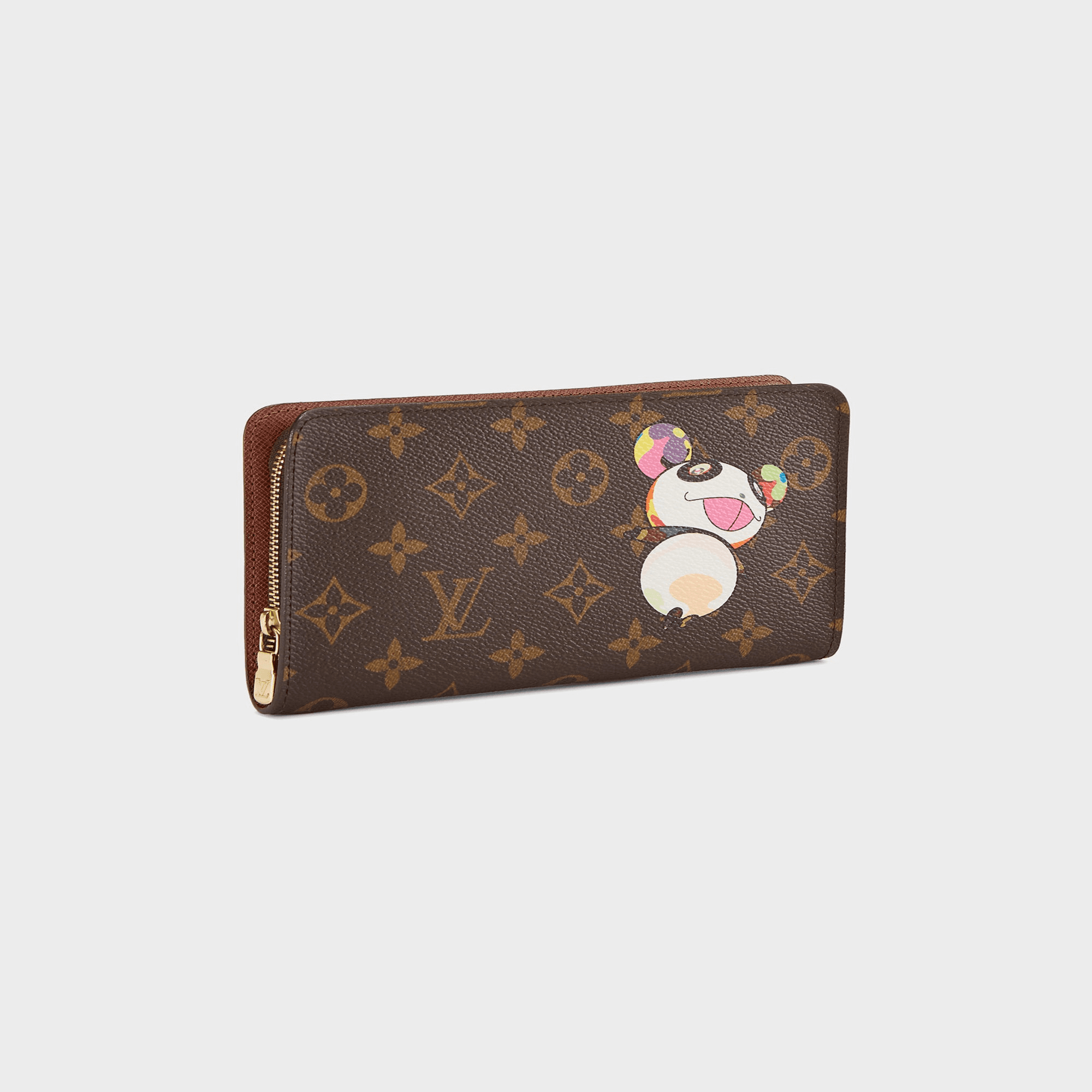 WGACA Louis Vuitton Murakami Panda Porte Monnaie Zippy - Brown — Image 3