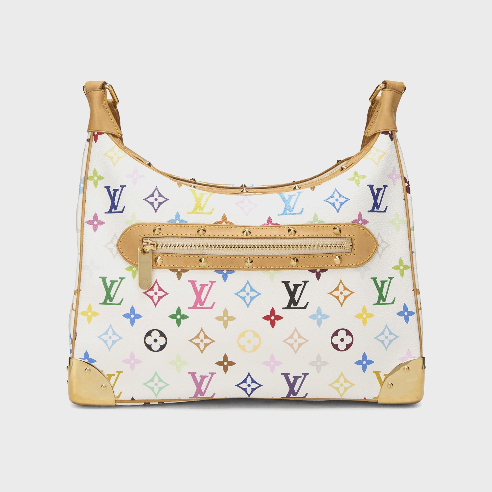 WGACA Takashi Murakami x Louis Vuitton White Monogram Multicore Boulogne - White
