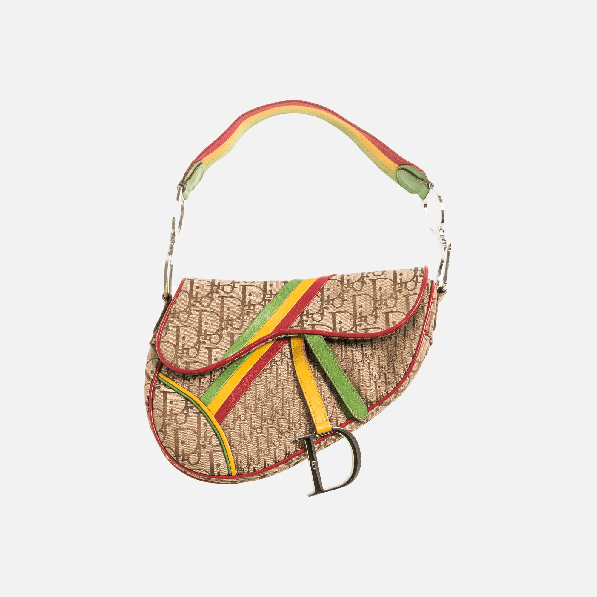 Dior Oblique Saddle Bag - Multi