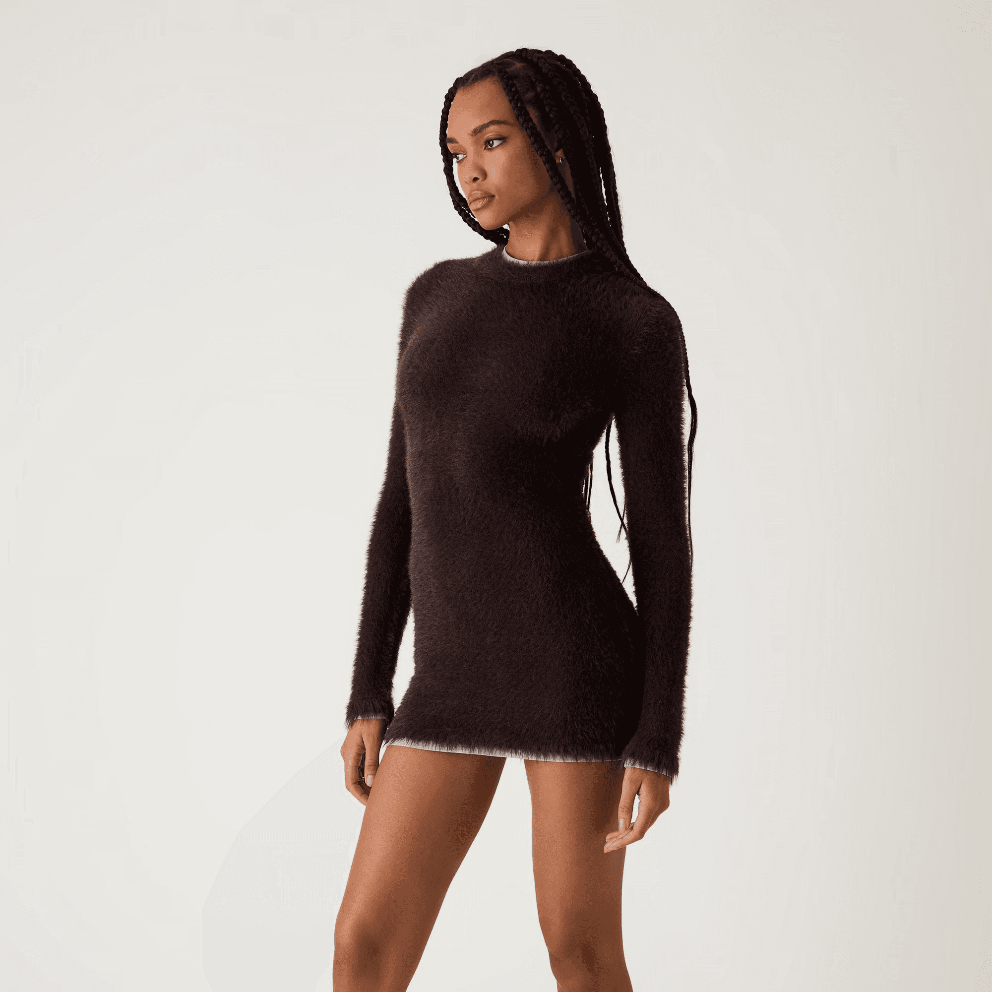 Kith Women Anwen Mohair Mini Dress - Incognito — Image 5