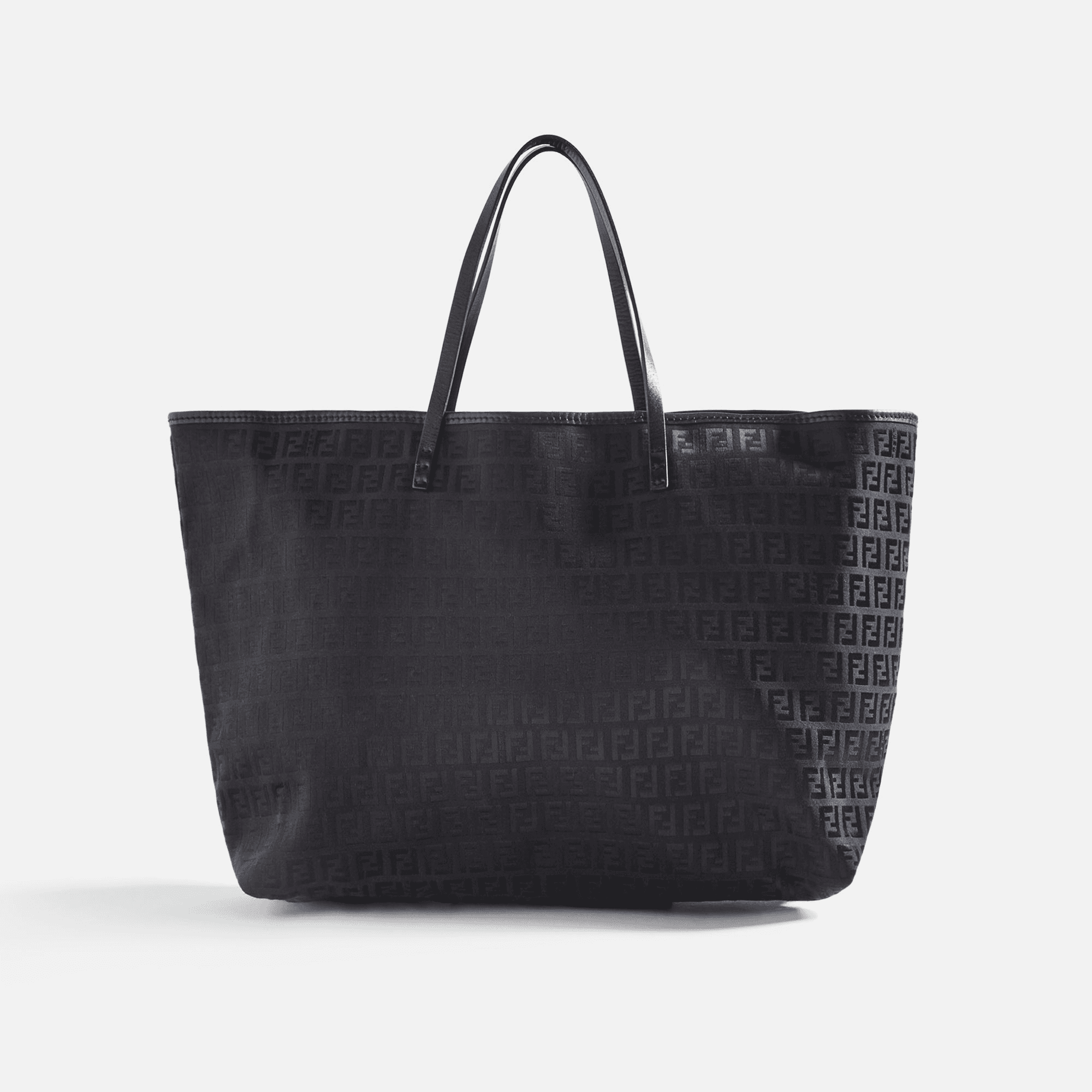 WGACA Fendi Zucchino Tote - Black