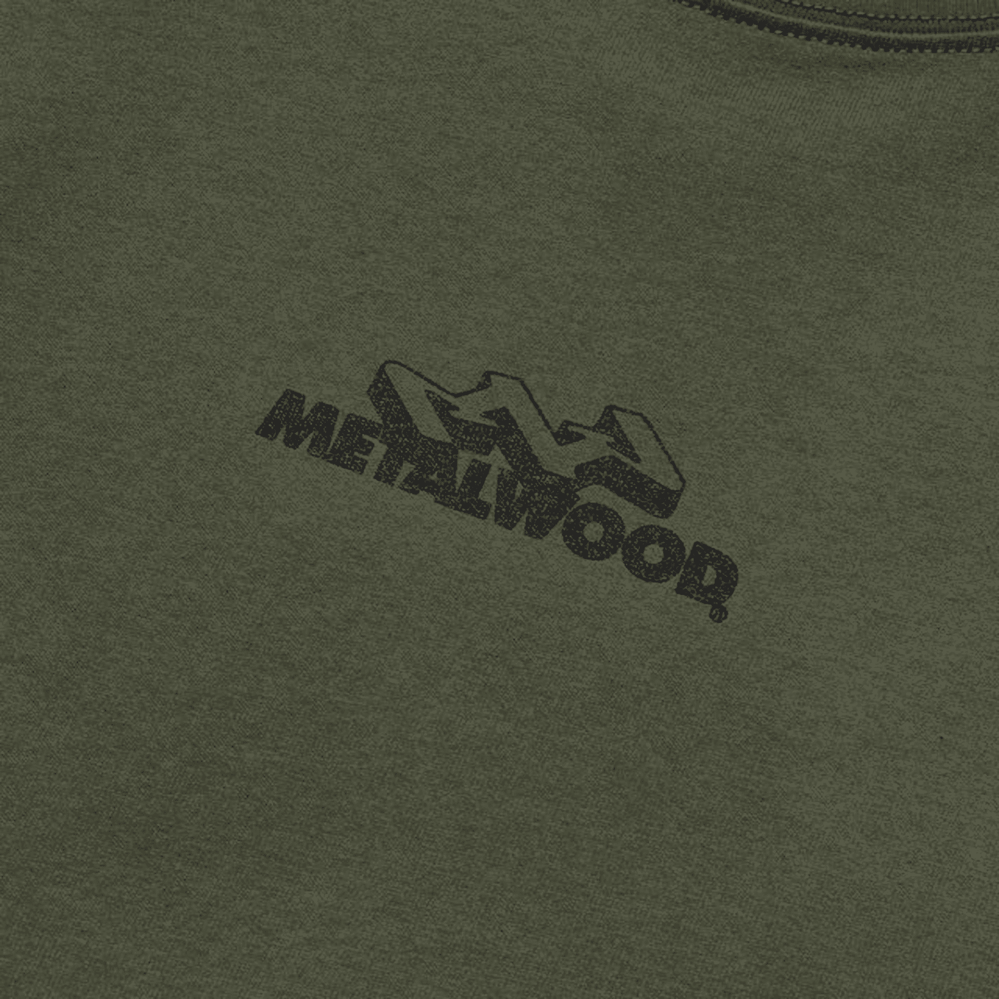 Metalwood Mountaineer Raglan Tee -  Earth / Slime — Image 2