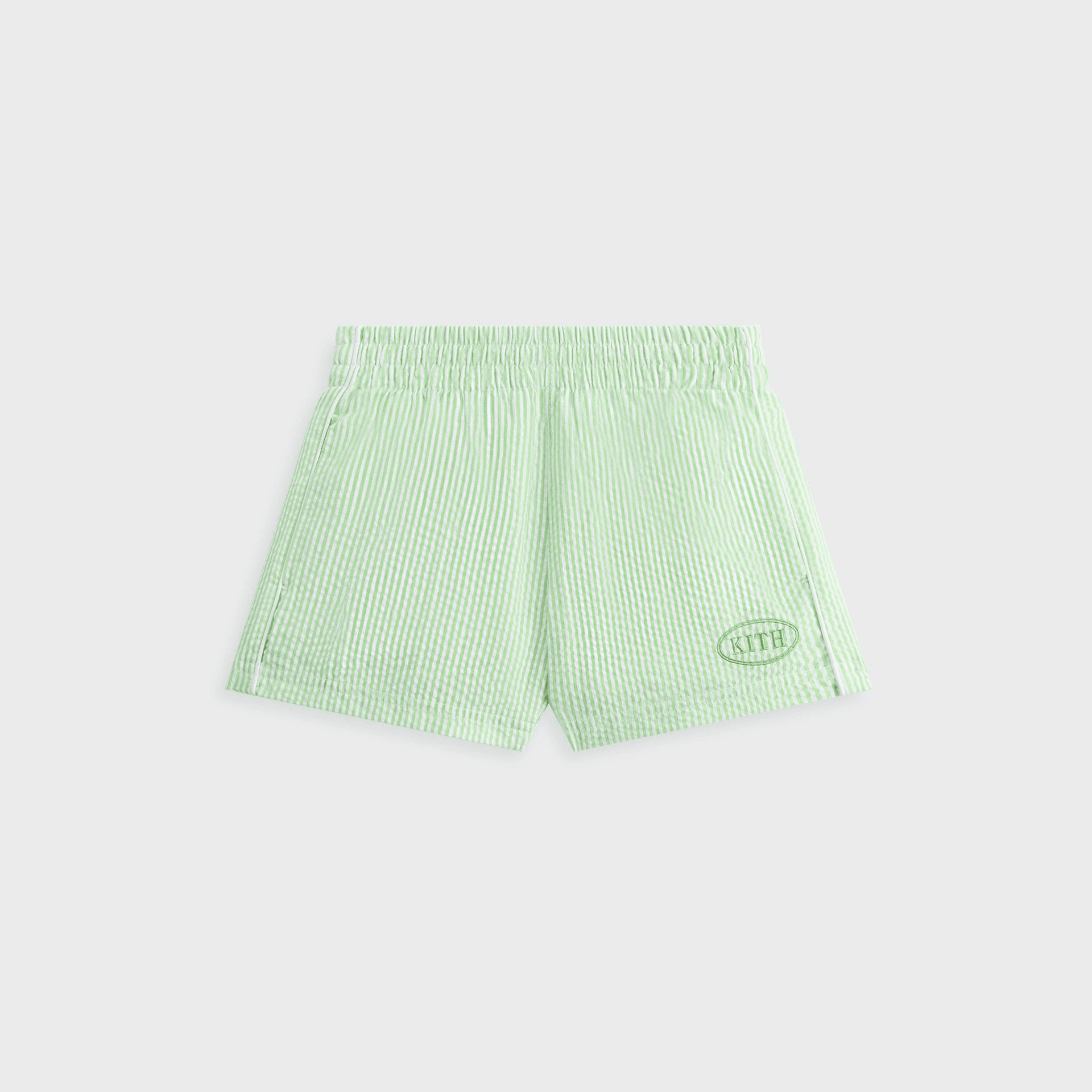 Kith Kids Seersucker Liam Short - Honeydew — Image 5