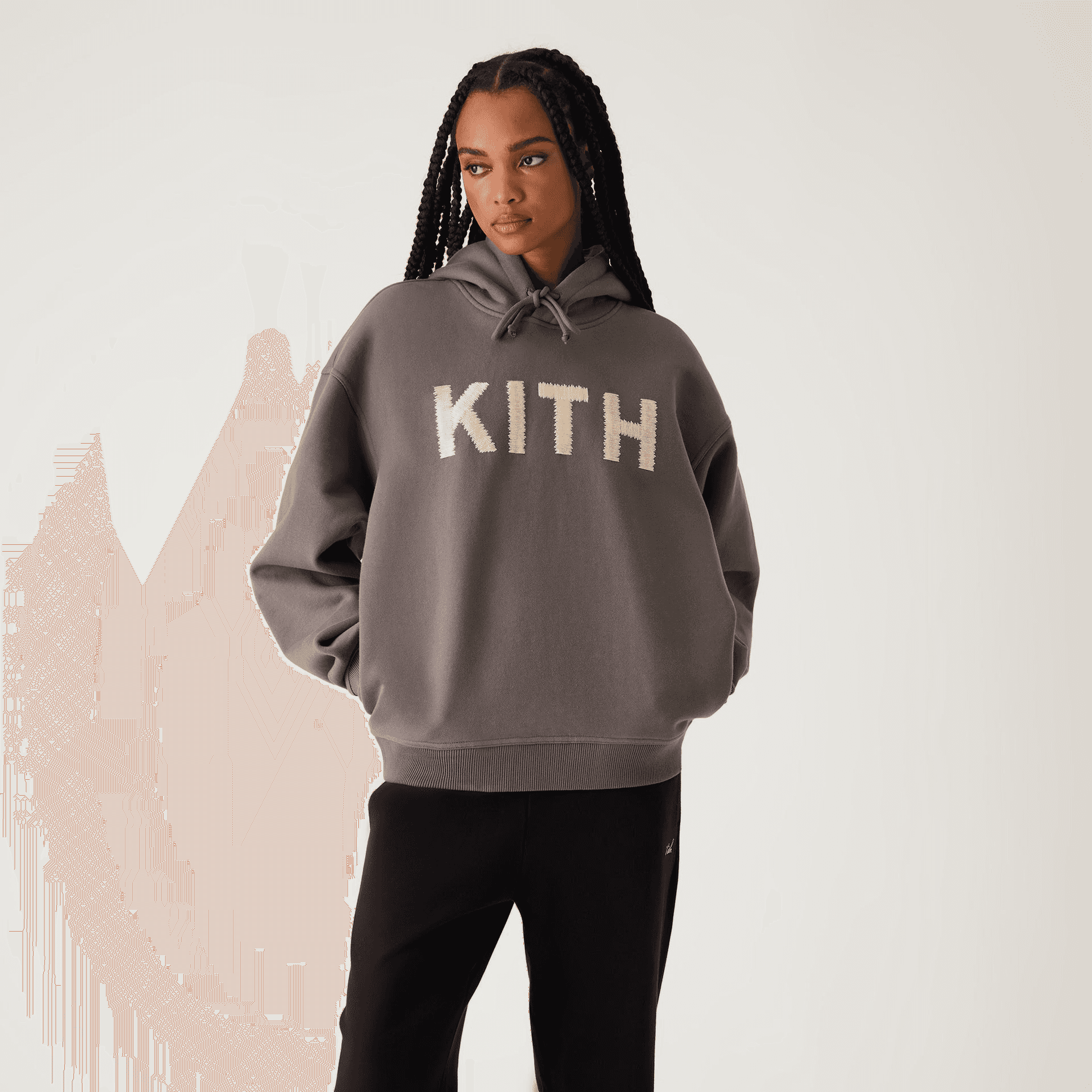 Kith Women Maverick Magnified Kith Hoodie - Galaxy — Image 7