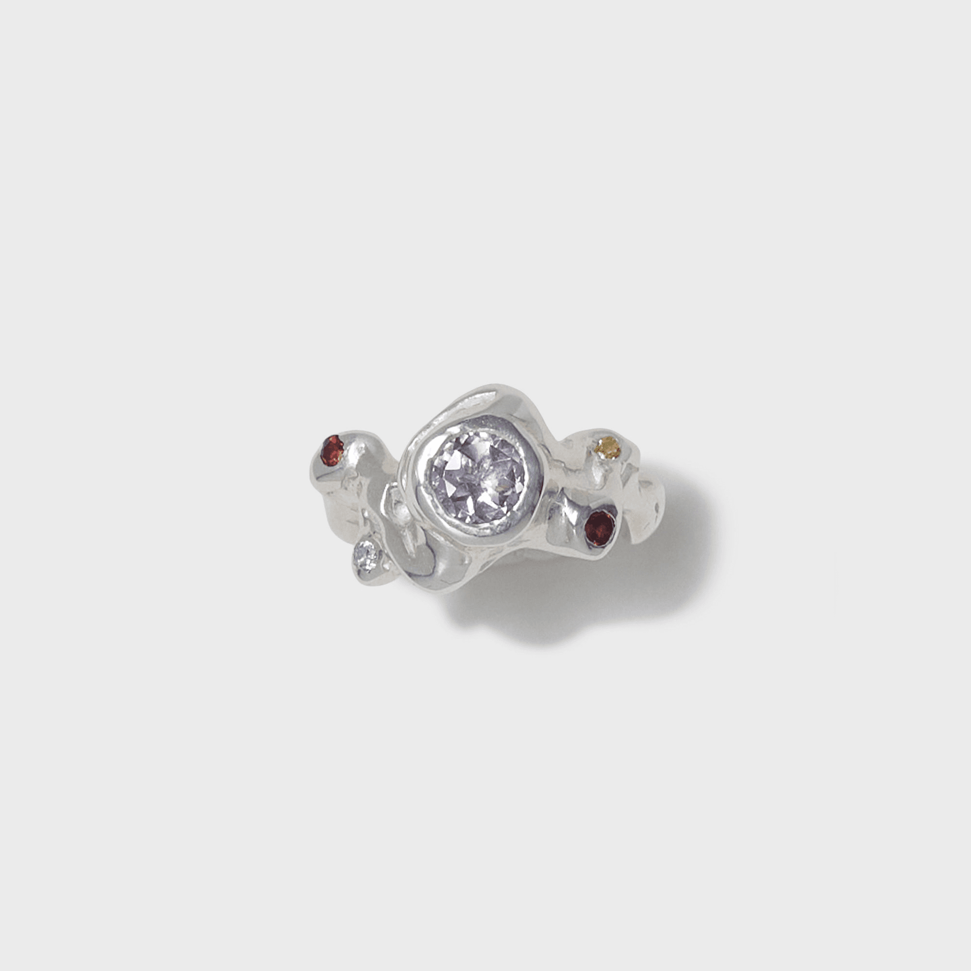 Faris Calerda Ring - Sterling Silver / Pink Amethyst - Image 1