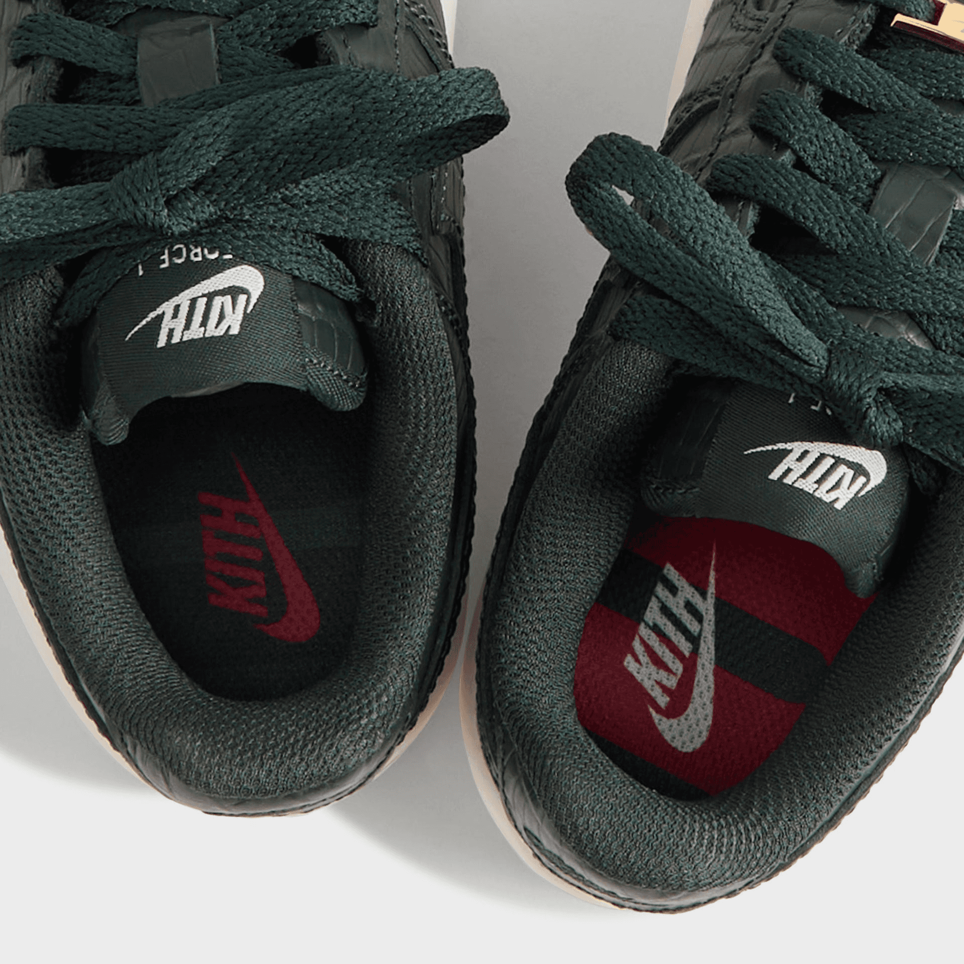 Kith for Nike PS Air Force 1 - Black Spruce / Phantom / Varsity Red — Image 3