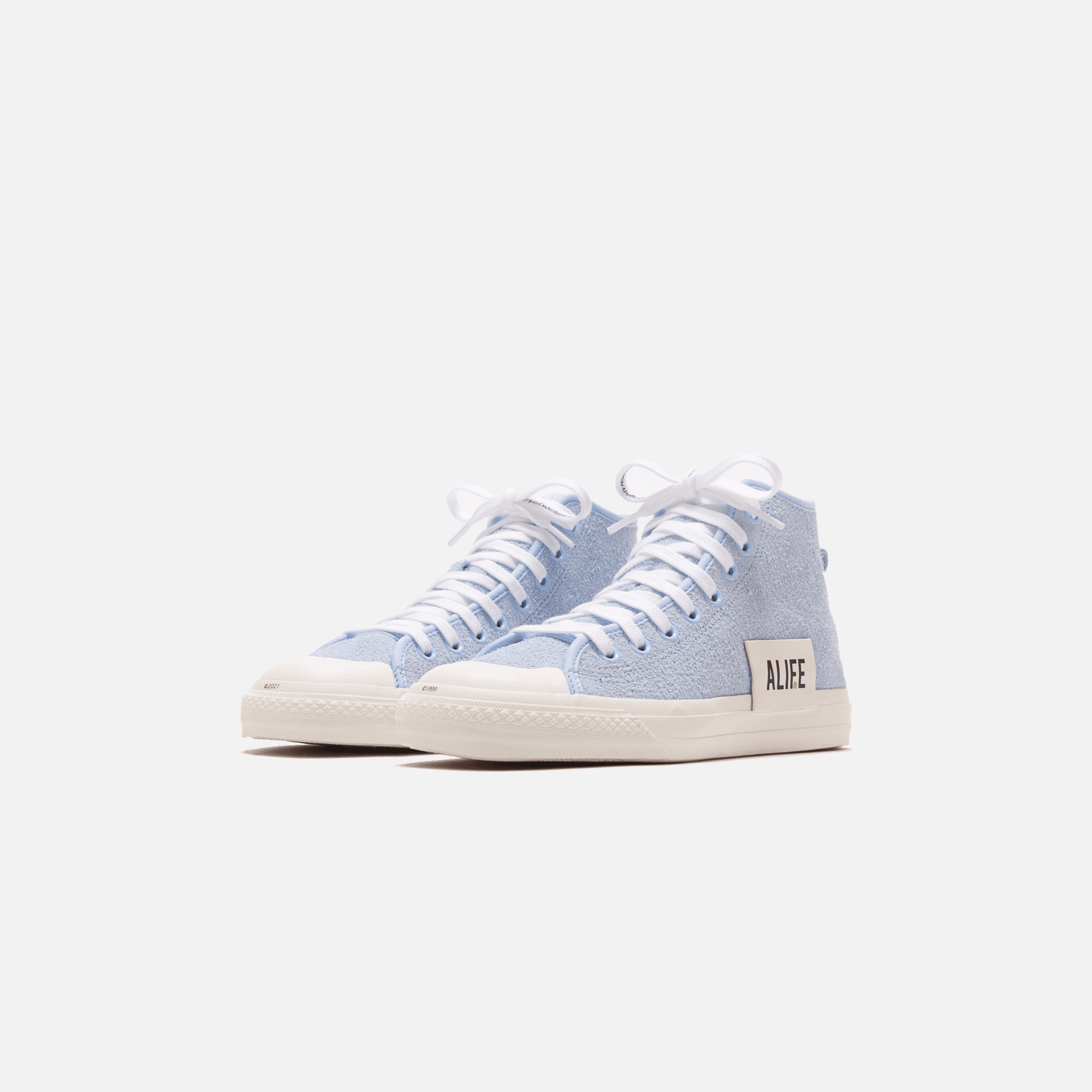 adidas Consortium x ALIFE Nizza High - Clear Sky / Off White — Image 4