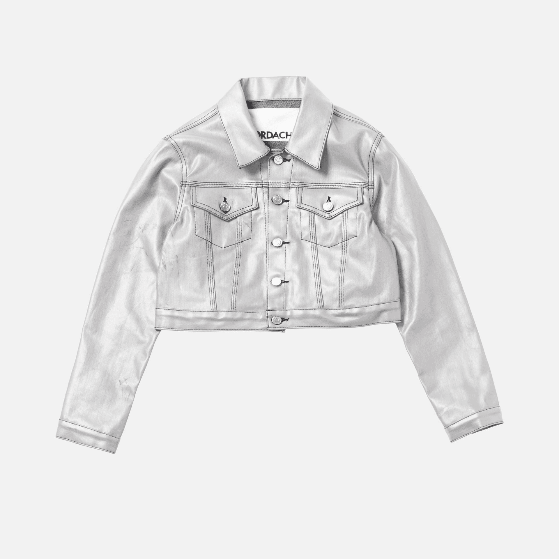 Jordache 3M Shrunken Jacket - Silver — Image 2