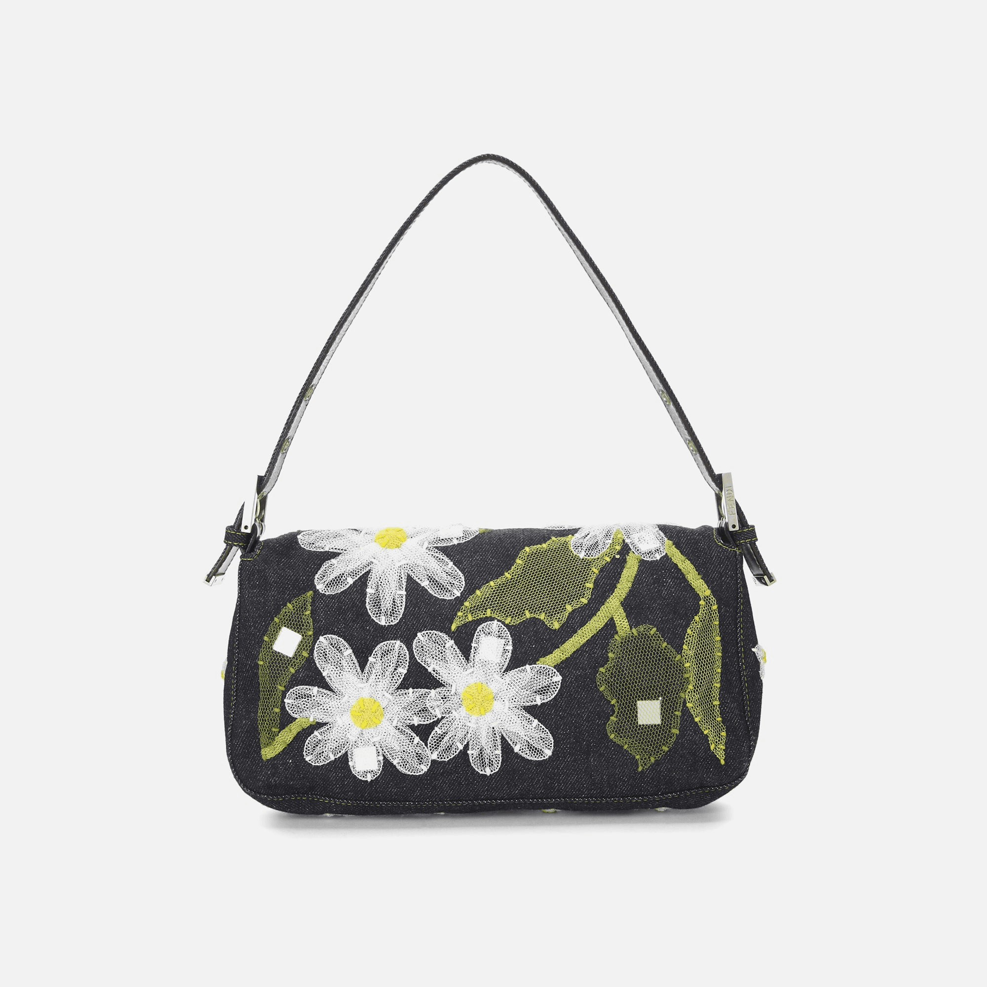 WGACA Fendi Denim Baguette - Navy — Image 2