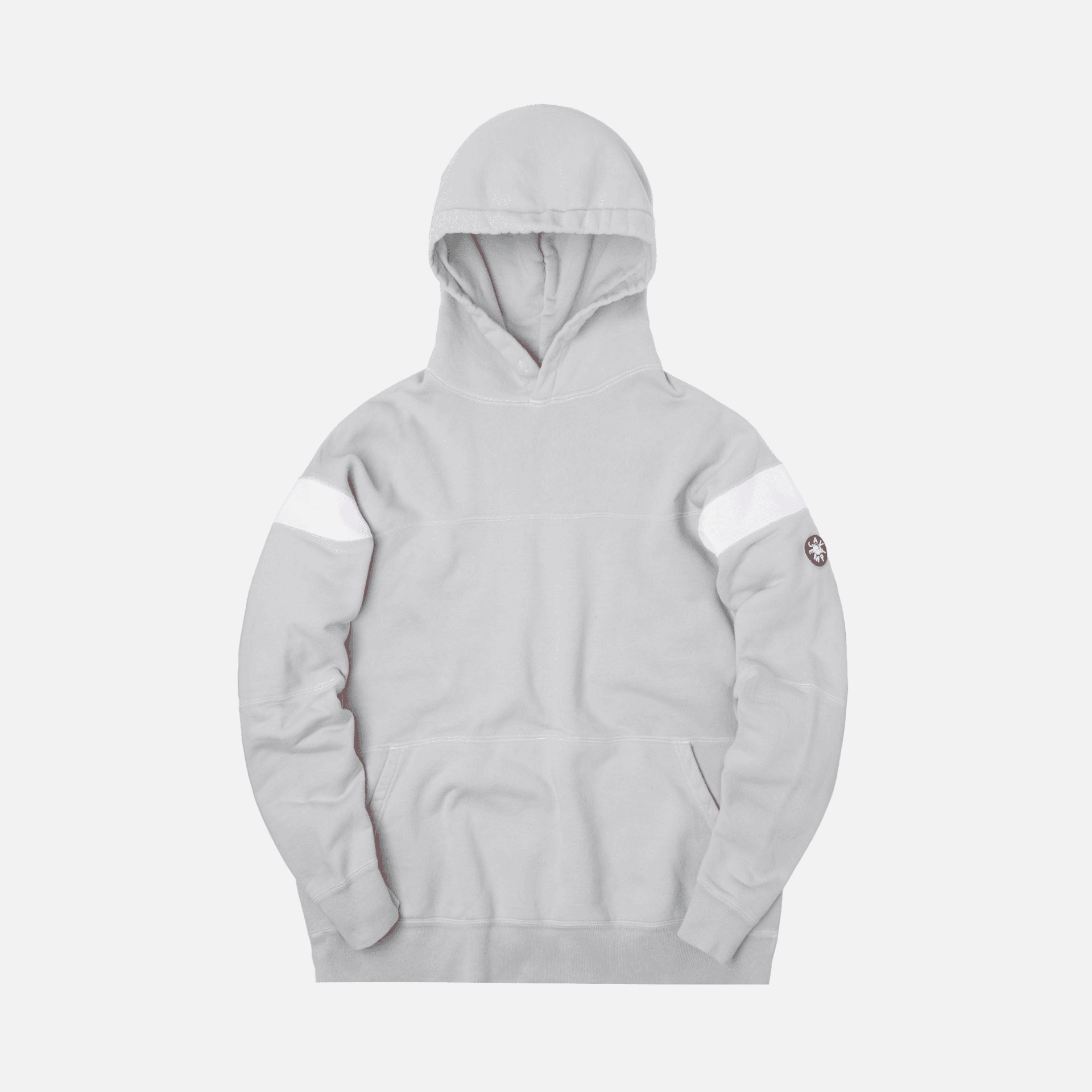 Cav Empt Overdye Panel Heavy Hoodie - Grey — Image 3