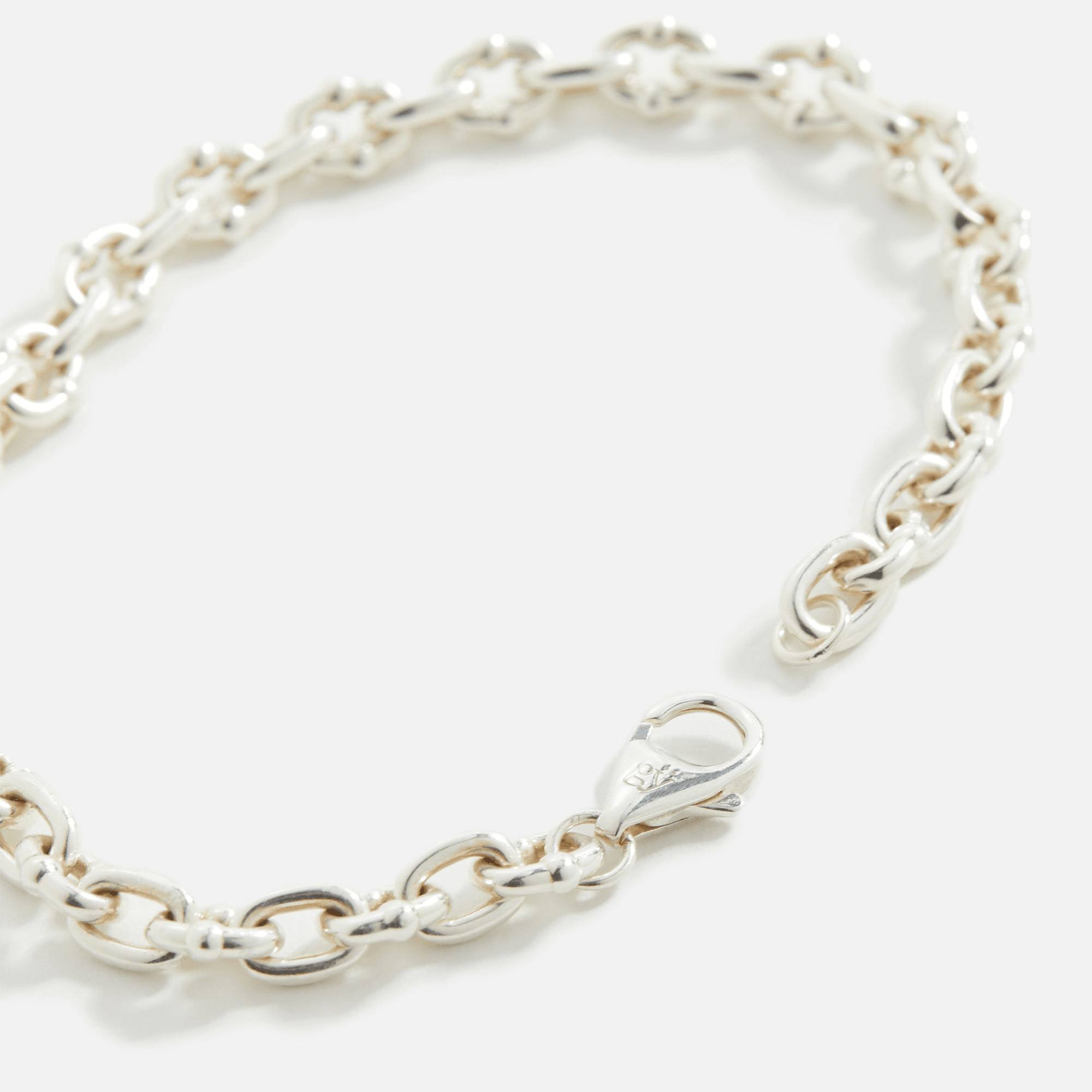 Greg Yuna Thick Umlaut Link Bracelet - Silver — Image 2