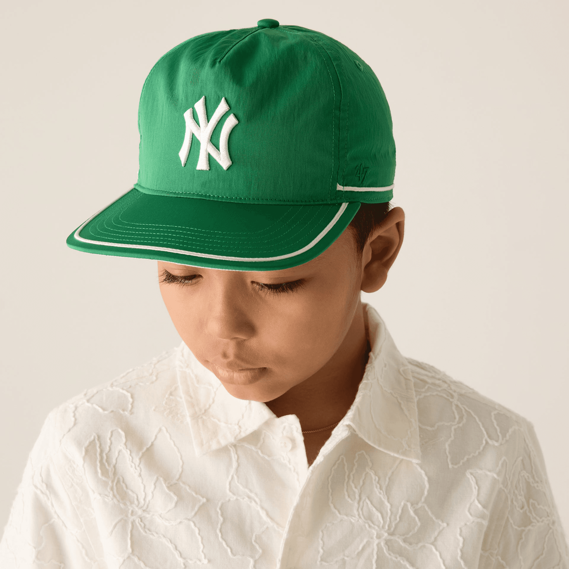Kith Kids for '47 New York To The World Leon Snapback - Parrot — Image 5