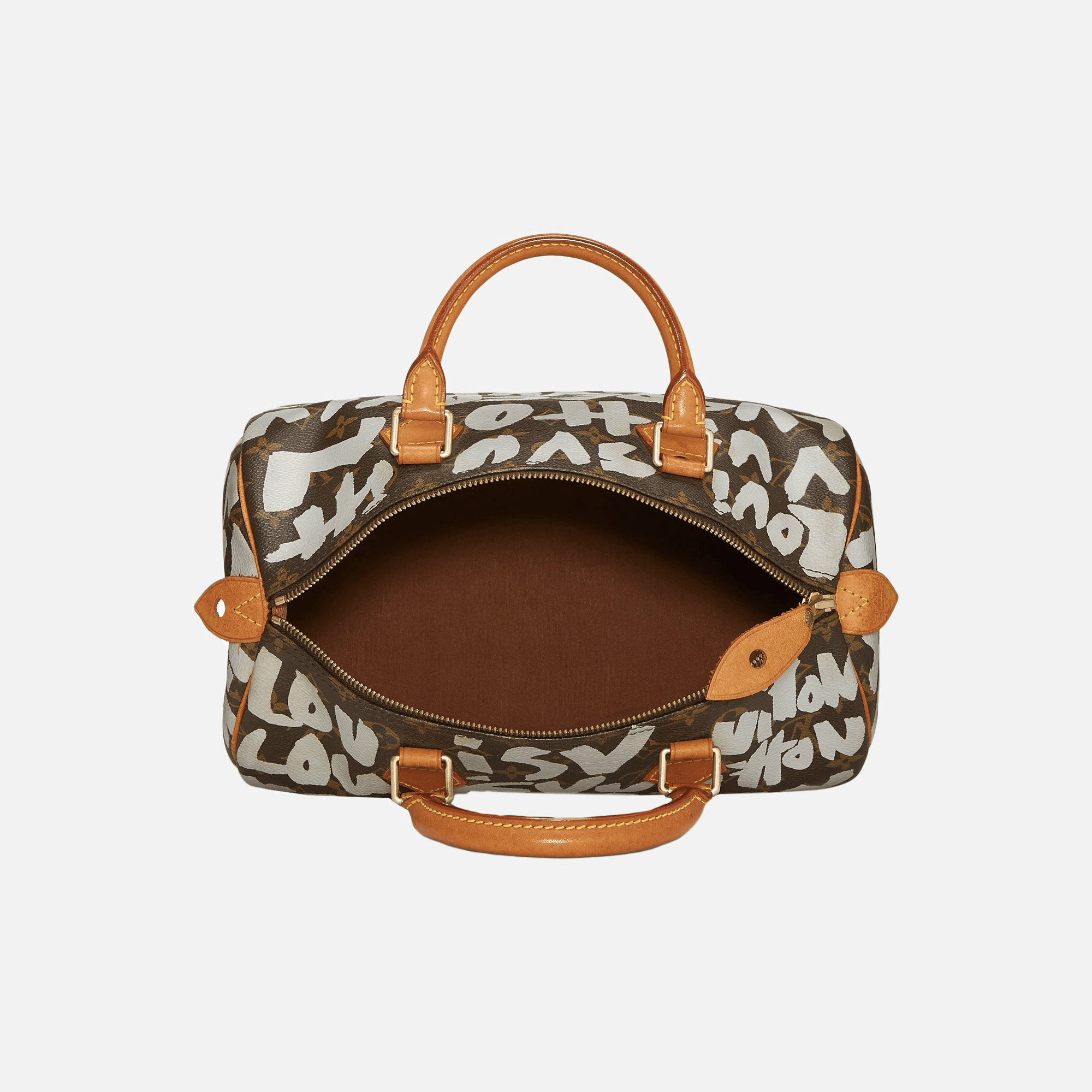 Louis Vuitton x Stephen Sprouse Speedy 30 Bag - Brown / Grey — Image 3