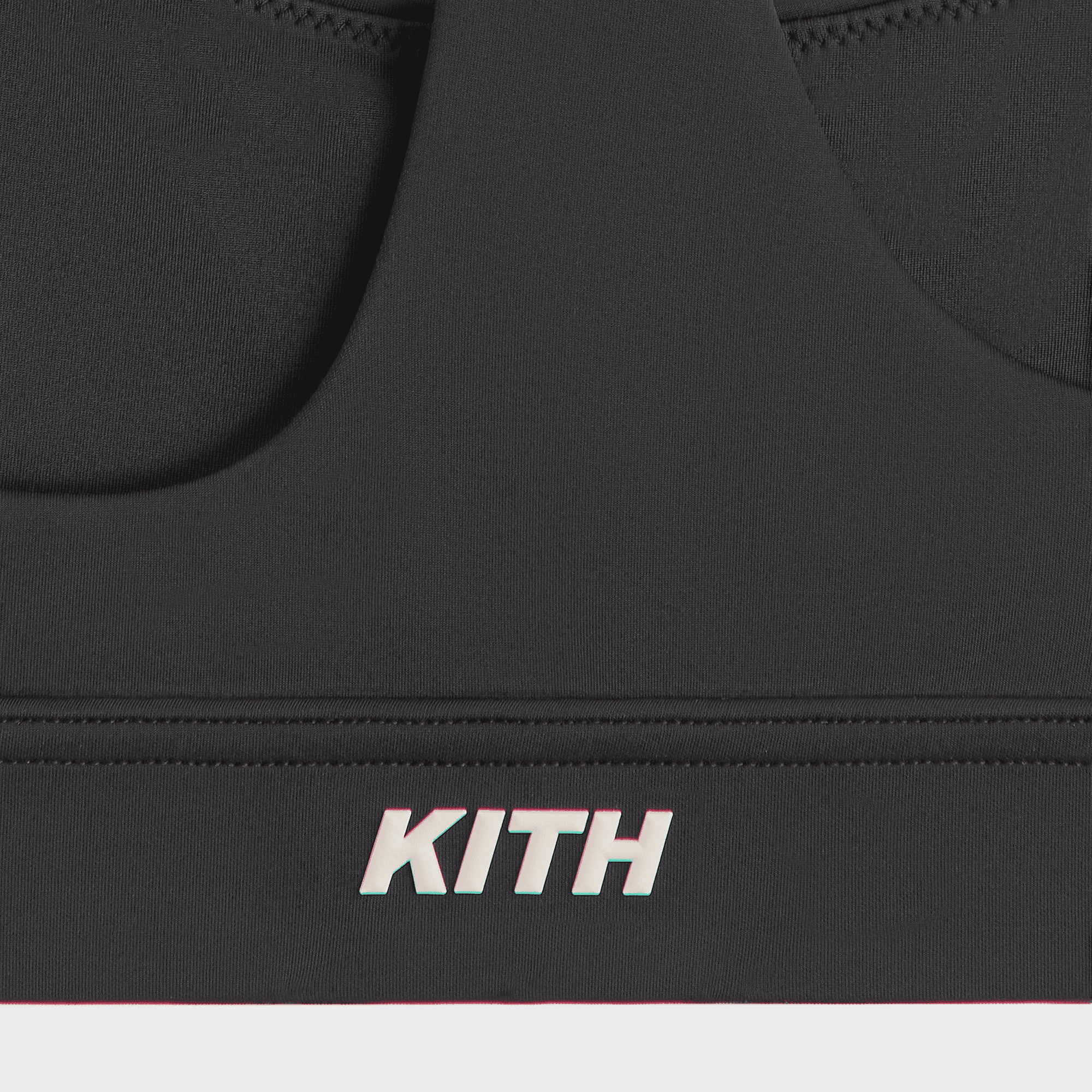 Kith Women Enhance Asymmetrical Racerback Bra - Black — Image 2