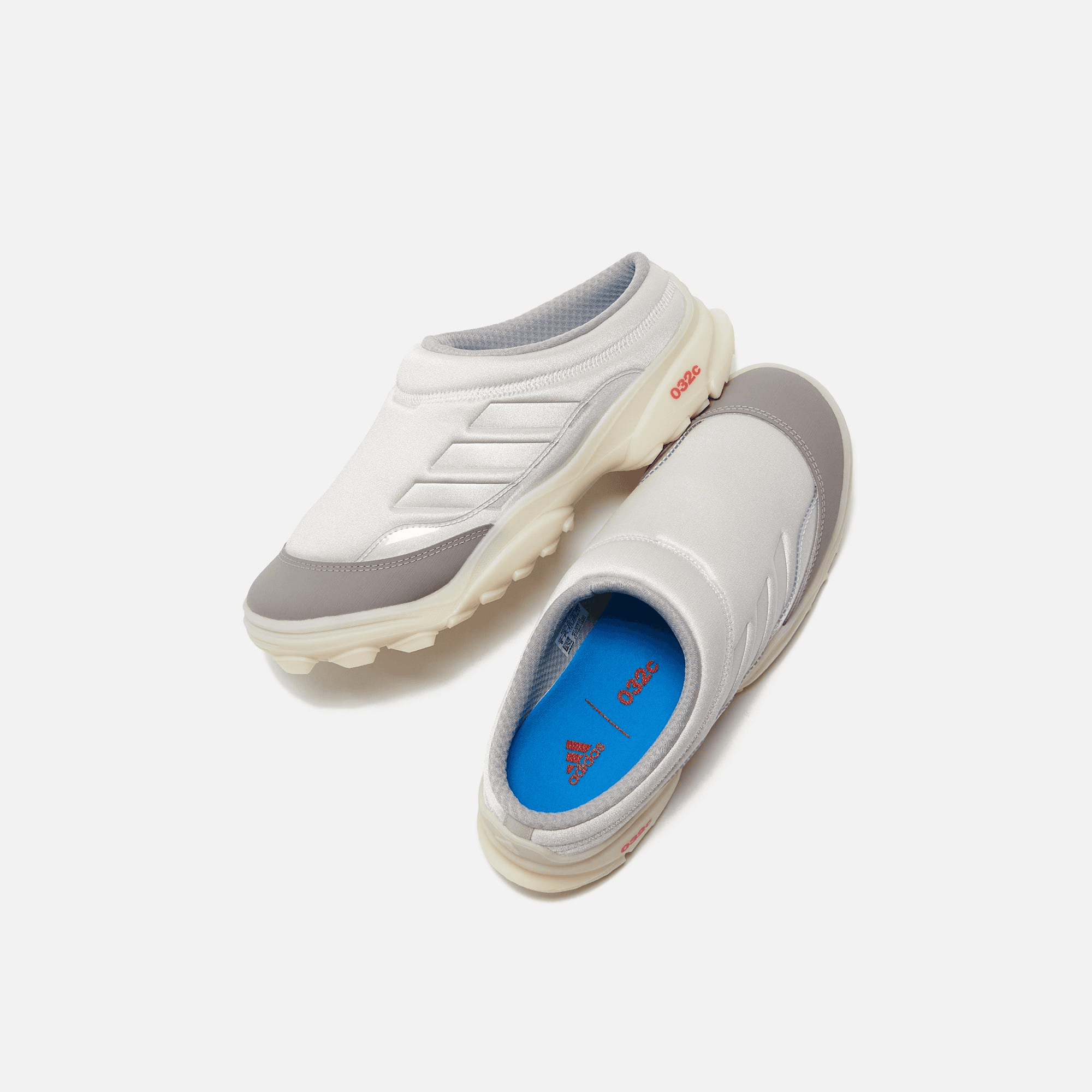 adidas Consortium 032c GSG Mule - Grey One / Mgh Solid Grey / Solar Blue — Image 3