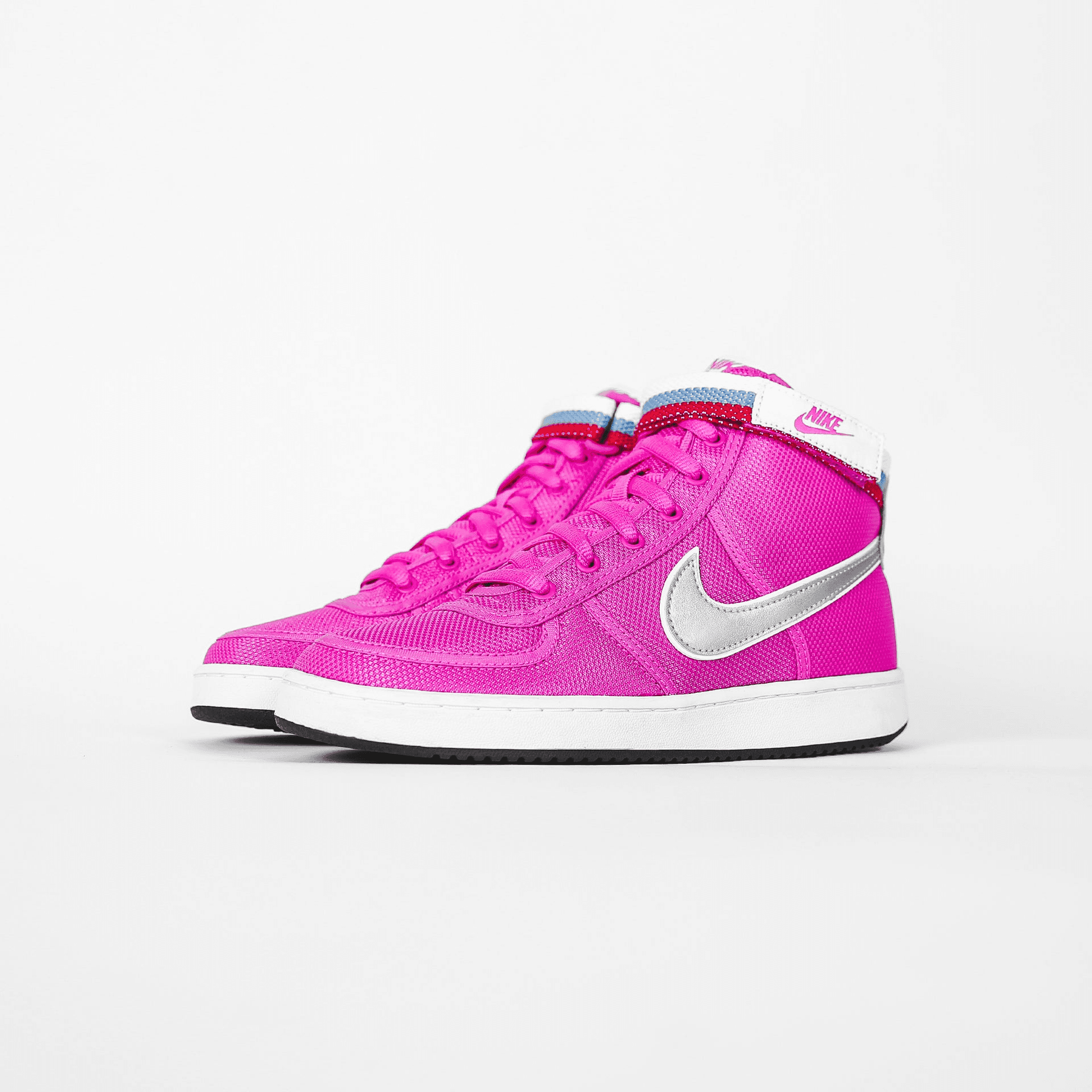 Nike Grade School Vandal High Supreme Fuchsia - Black / Metallic Silver — Image 4