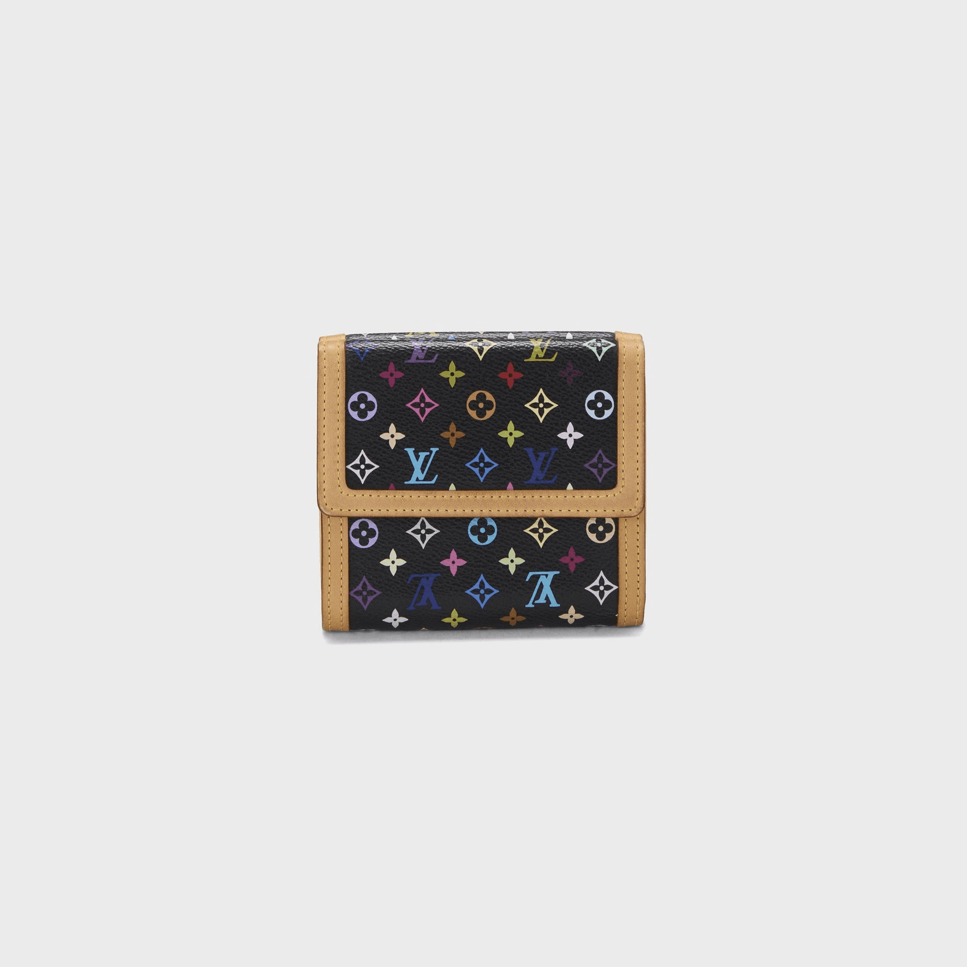 WGACA Louis Vuitton x Takashi Murakami Monogram Multicolore Elise - Black — Image 4